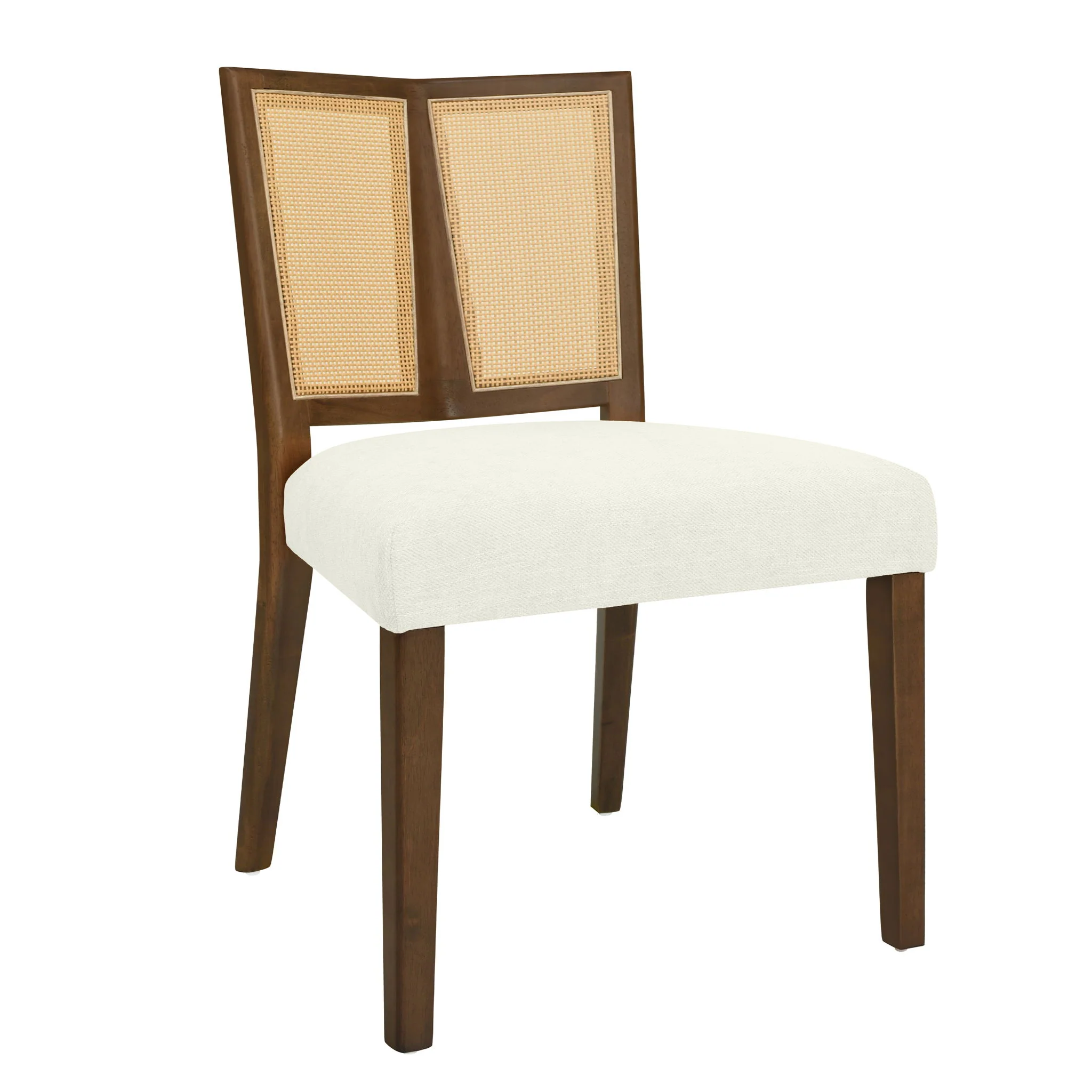 Mid Century Rattan Dining Chair Without Arms Set - Image 27