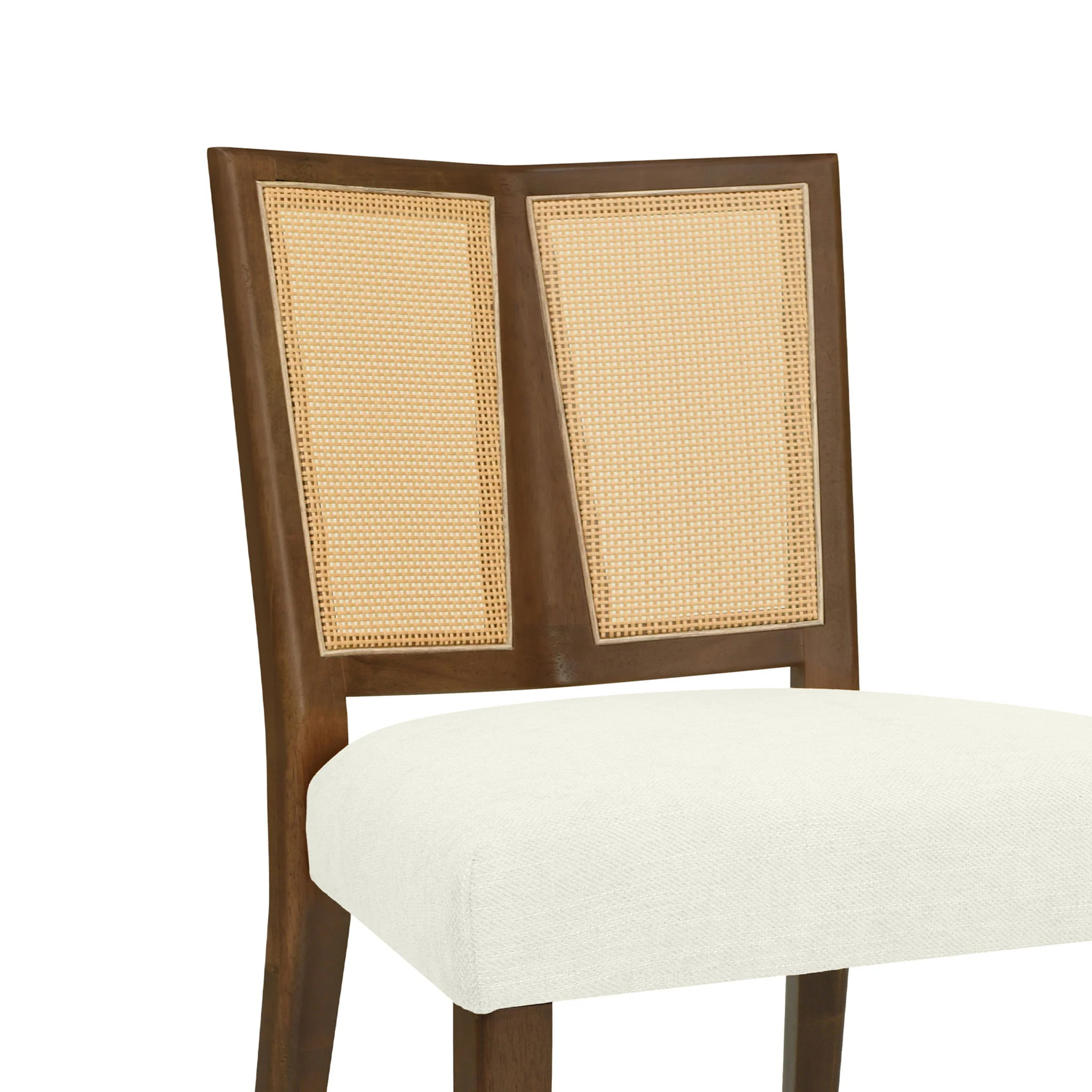 Mid Century Rattan Dining Chair Without Arms Set - Image 7