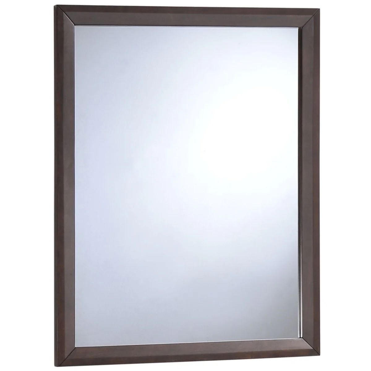 Mid-Century Rectangular Dresser Mirror with Sleek Frame and Classic Design - Image 4