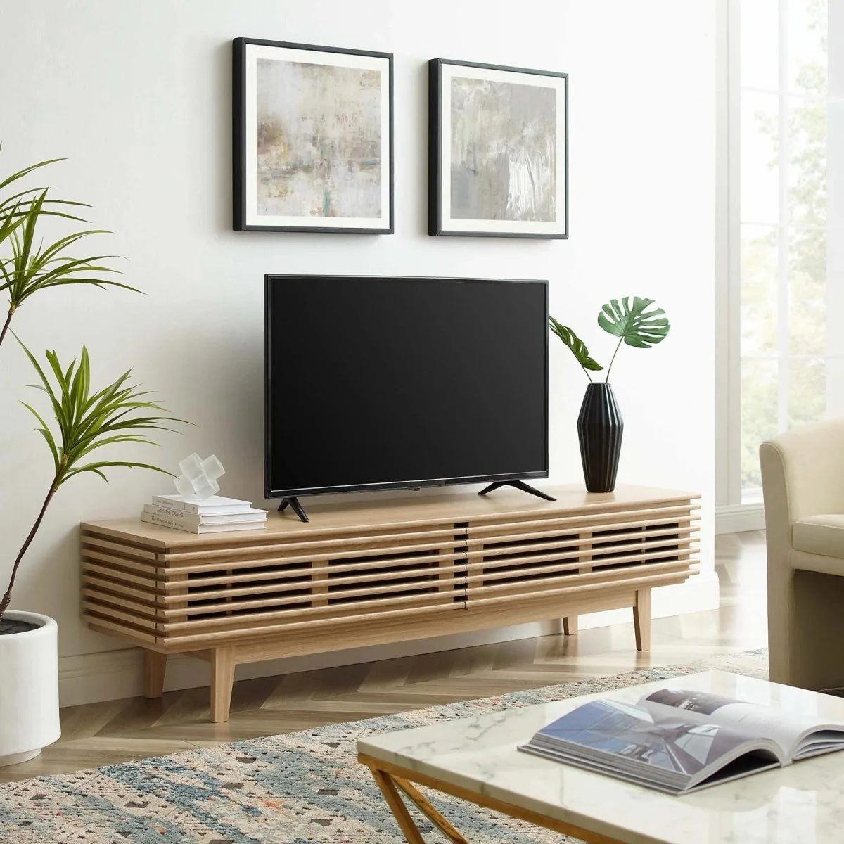 Mid Century TV Stand 71 Inch - Image 6