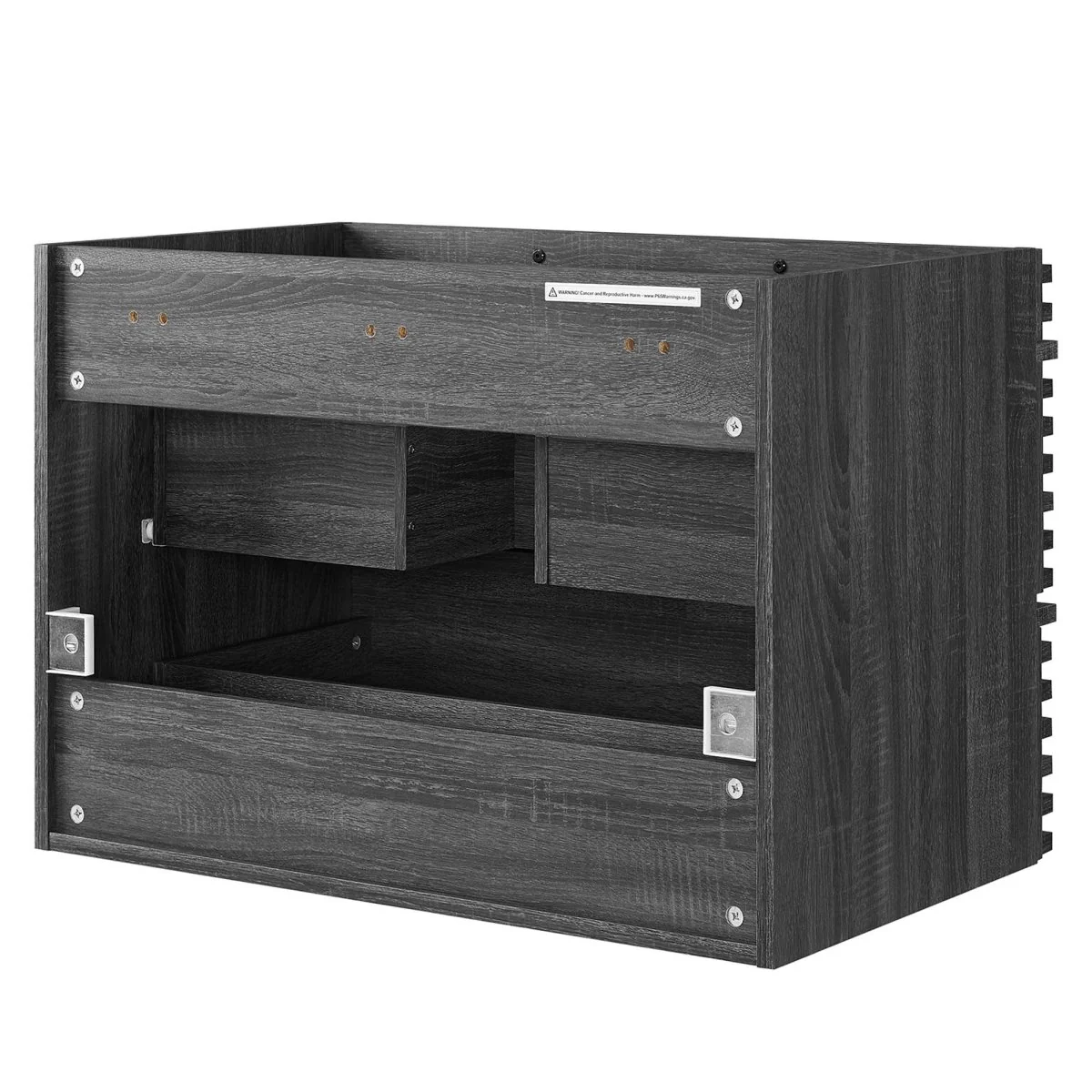 Mid-Century Wall-Mount Bathroom Vanity Cabinet — Available in Multiple Sizes and Finishes - Image 103