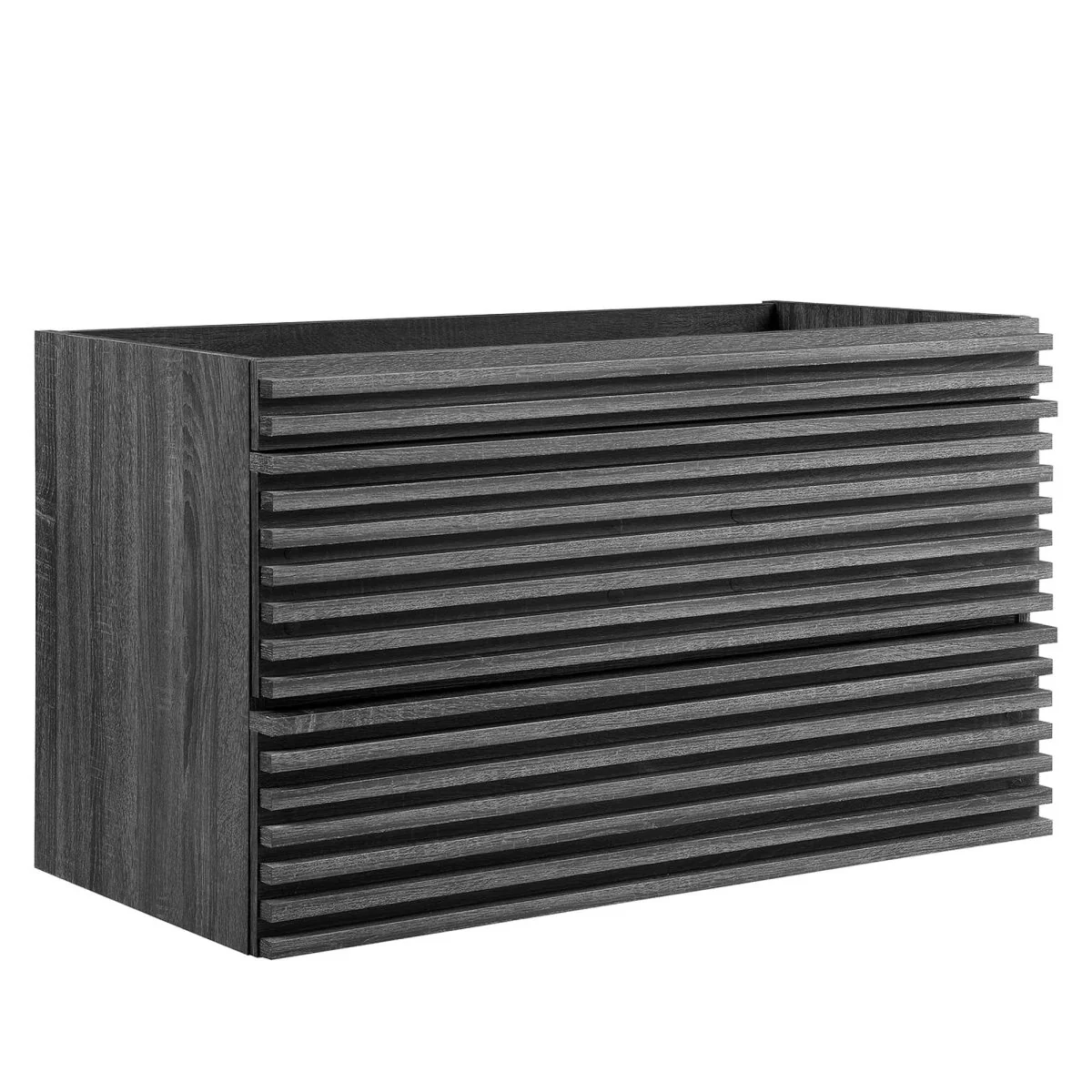 Mid-Century Wall-Mount Bathroom Vanity Cabinet — Available in Multiple Sizes and Finishes - Image 162