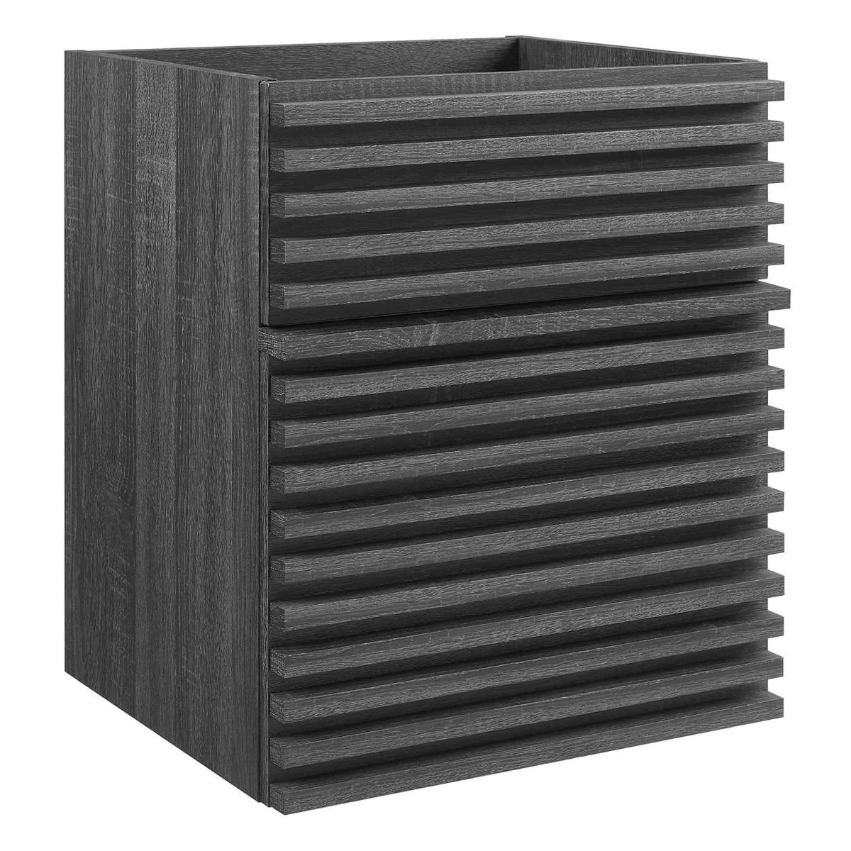 Mid-Century Wall-Mount Bathroom Vanity Cabinet — Available in Multiple Sizes and Finishes - Image 25