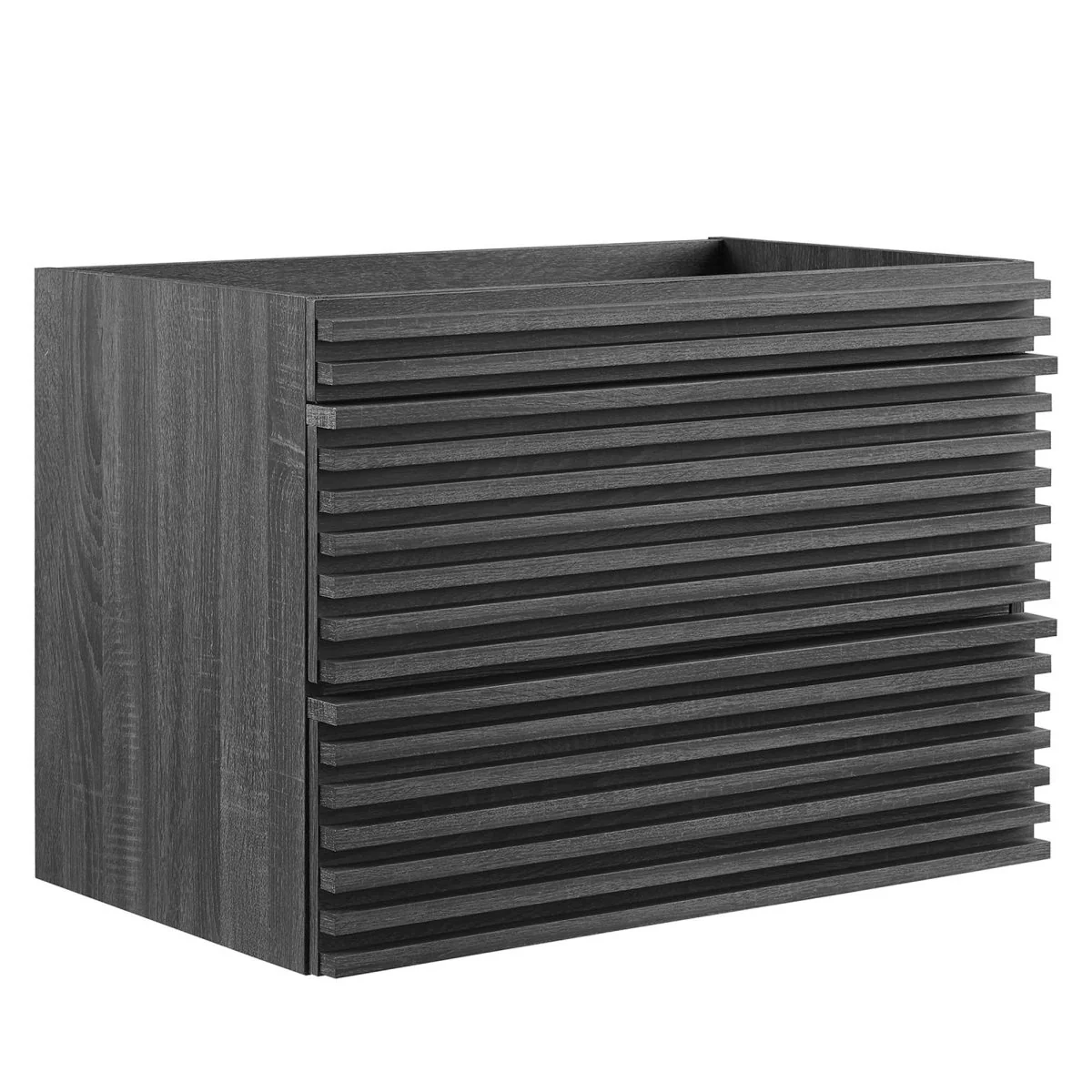 Mid-Century Wall-Mount Bathroom Vanity Cabinet — Available in Multiple Sizes and Finishes - Image 98