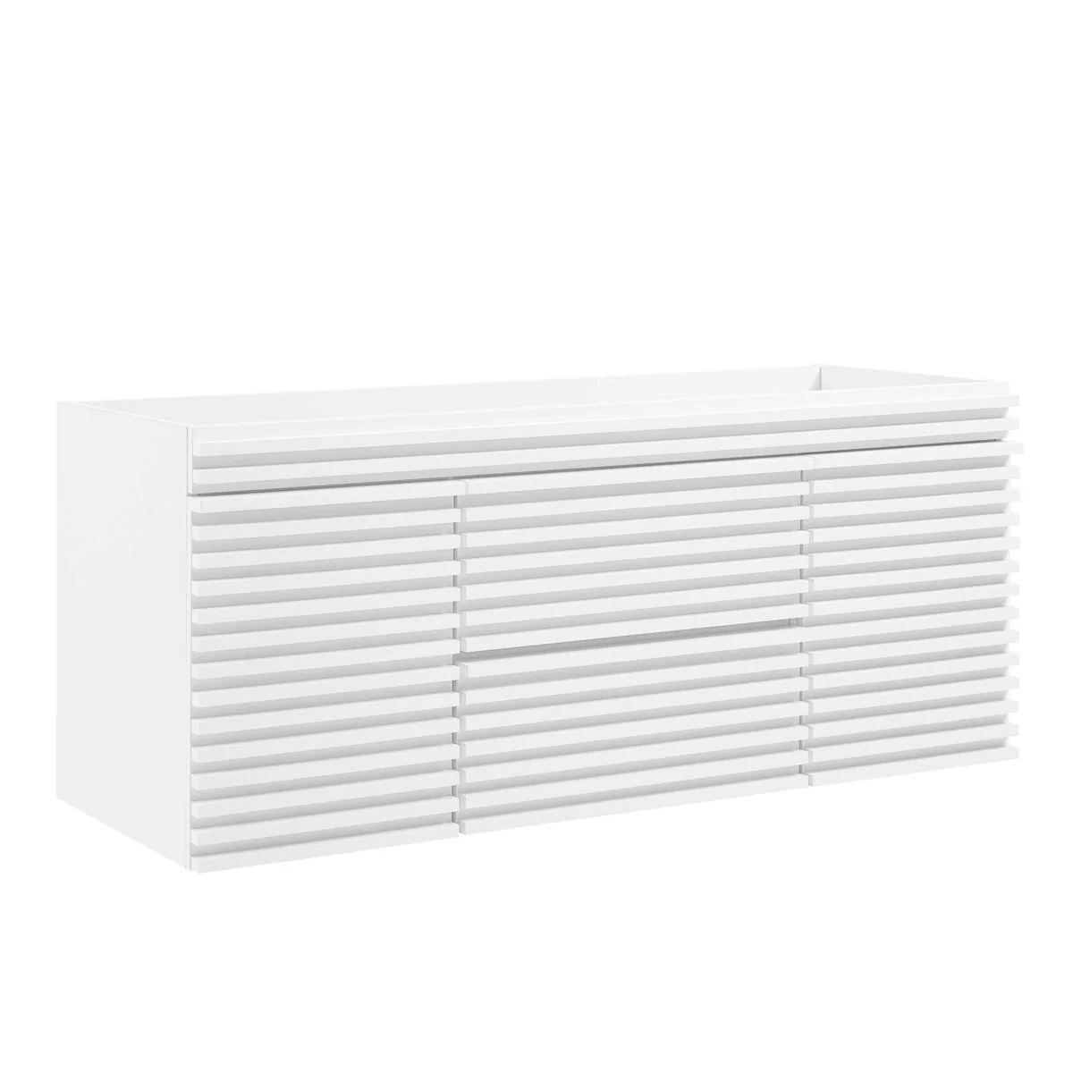 Mid-Century Wall-Mount Bathroom Vanity Cabinet, Floating Modern Vanity with Storage - Image 10