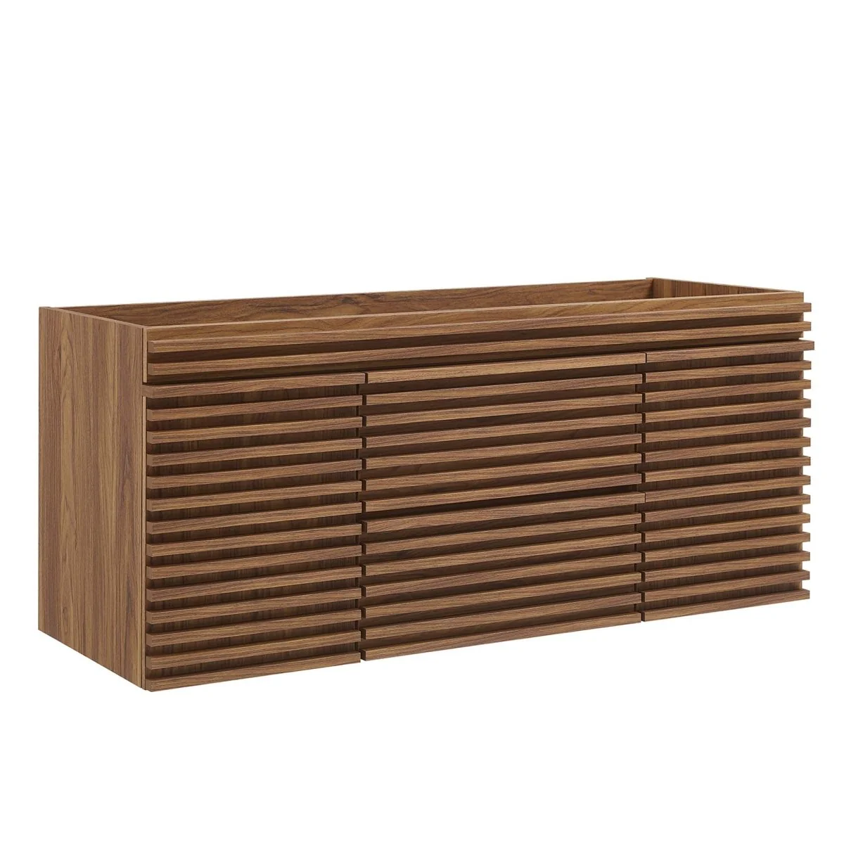 Mid-Century Wall-Mount Bathroom Vanity Cabinet, Floating Modern Vanity with Storage - Image 37