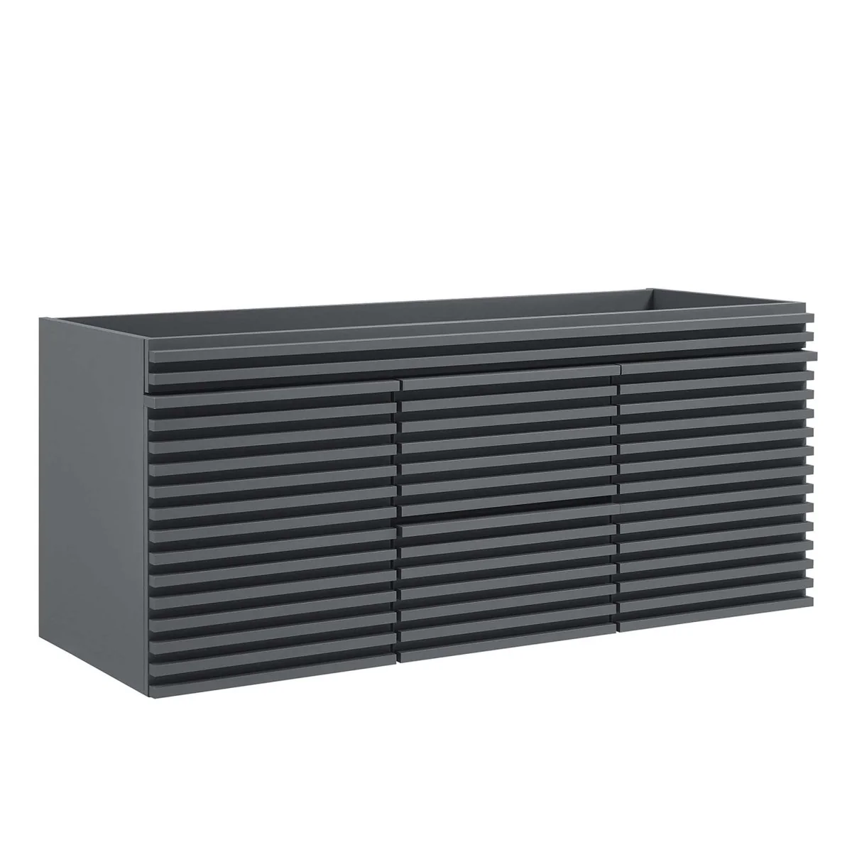 Mid-Century Wall-Mount Bathroom Vanity Cabinet, Floating Modern Vanity with Storage - Image 45
