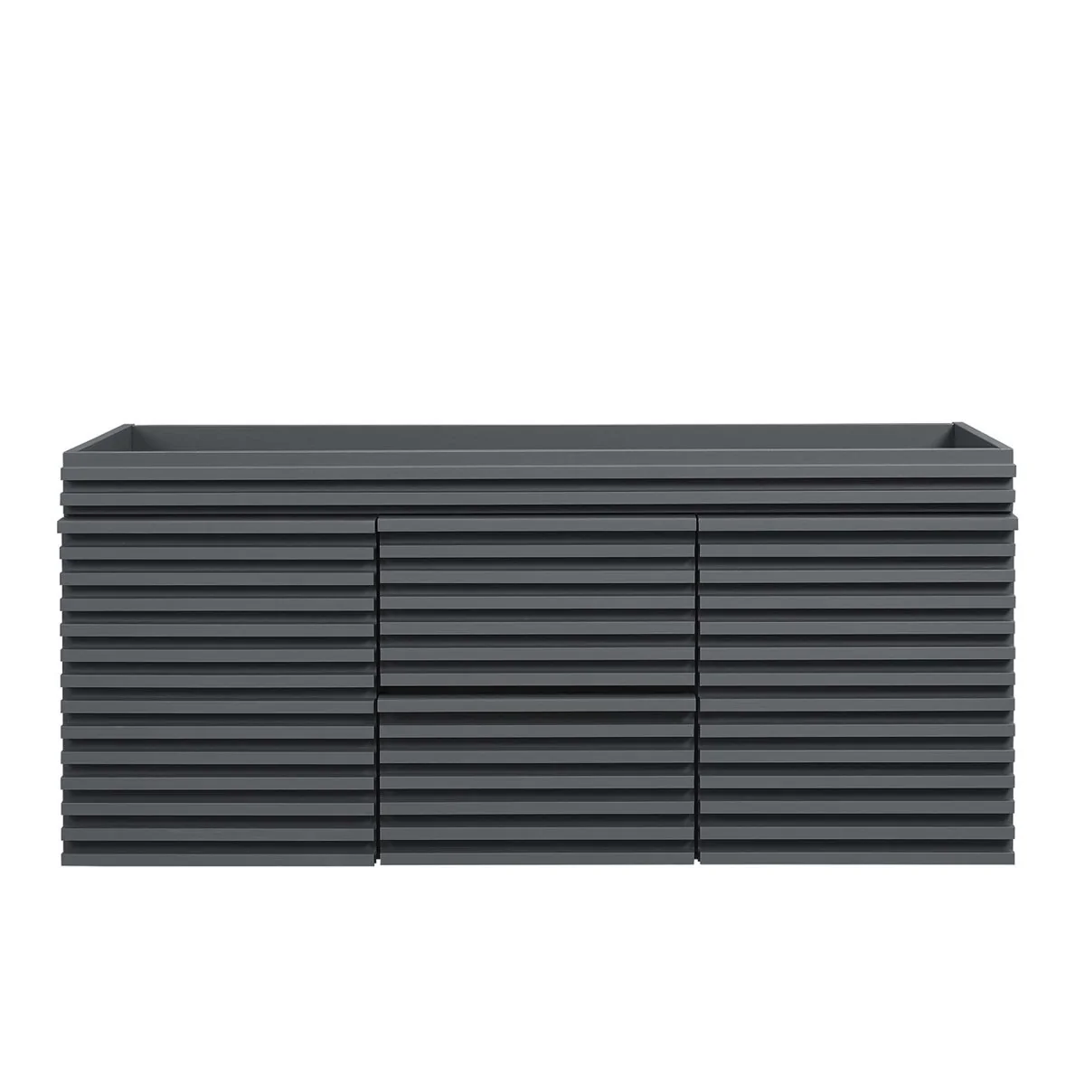 Mid-Century Wall-Mount Bathroom Vanity Cabinet, Floating Modern Vanity with Storage - Image 52