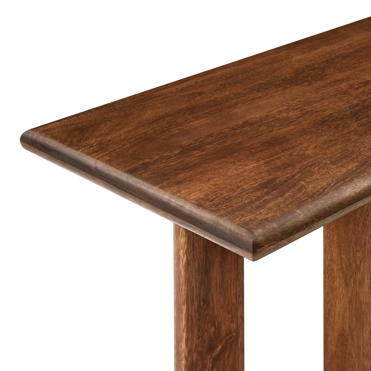 Mid Century Wood Console Table with Arched Base – 46 Inch - Image 18