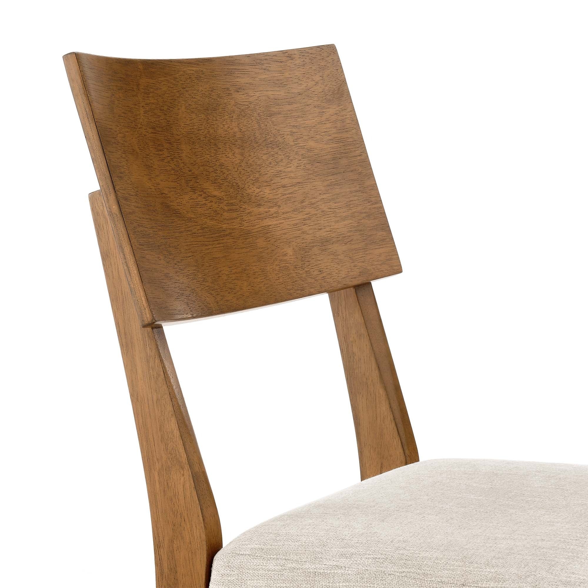 Mid-Century Wood Dining Side Chairs Set of 2 - Image 6