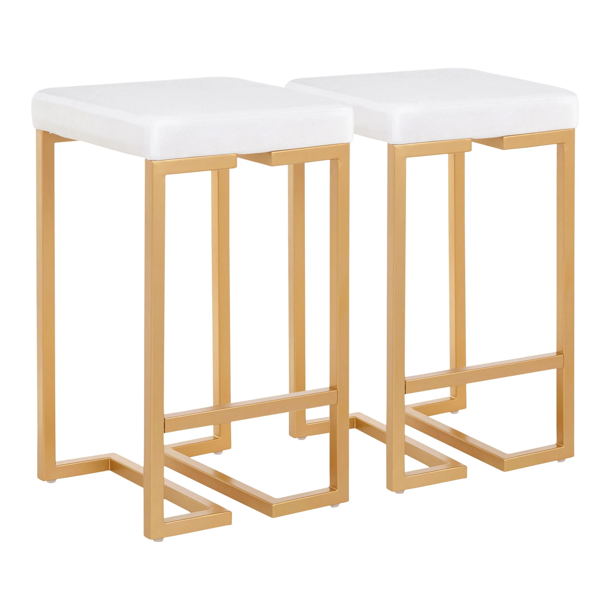 Midas - Contemporary / Glam Counter Stool (Set of 2) - Image 2