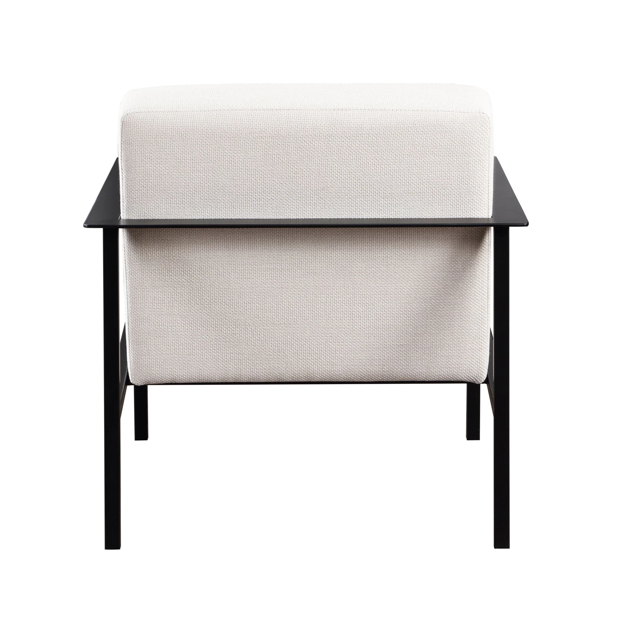 Millie - Stationary Accent Chair - Off White - Image 7