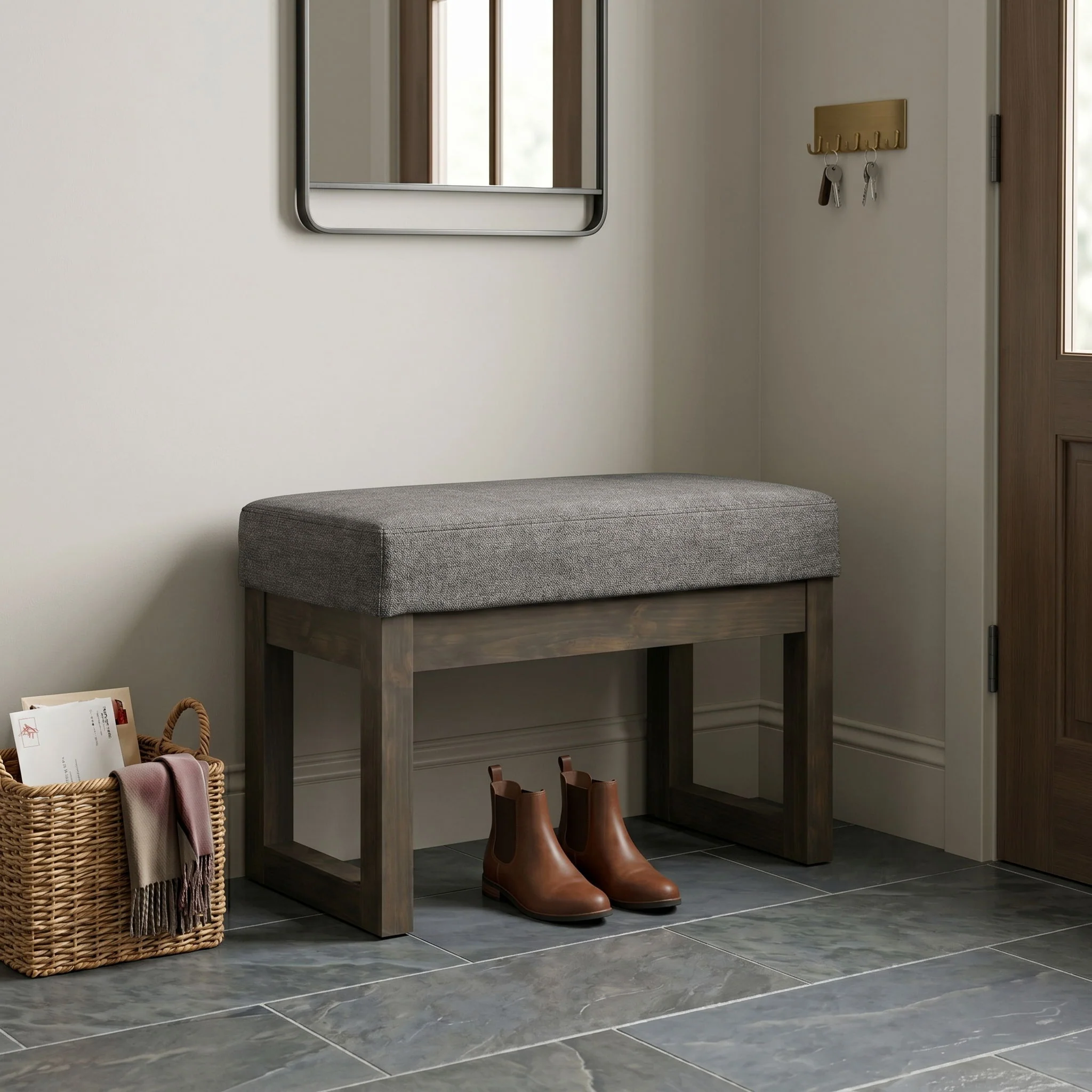 Milltown - Upholstered Ottoman Bench - Image 5