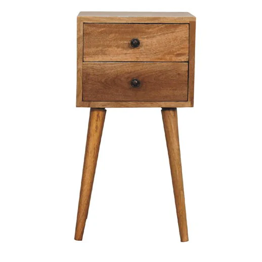Mini 2 Drawer Nightstand - Image 10
