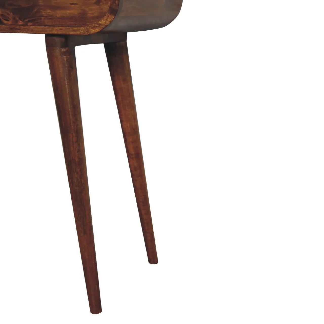 Mini Round Fold Vanity - Chestnut - Image 6