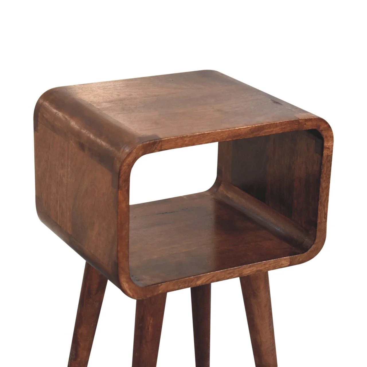 Minimalist Open Curved Nightstand - Image 4