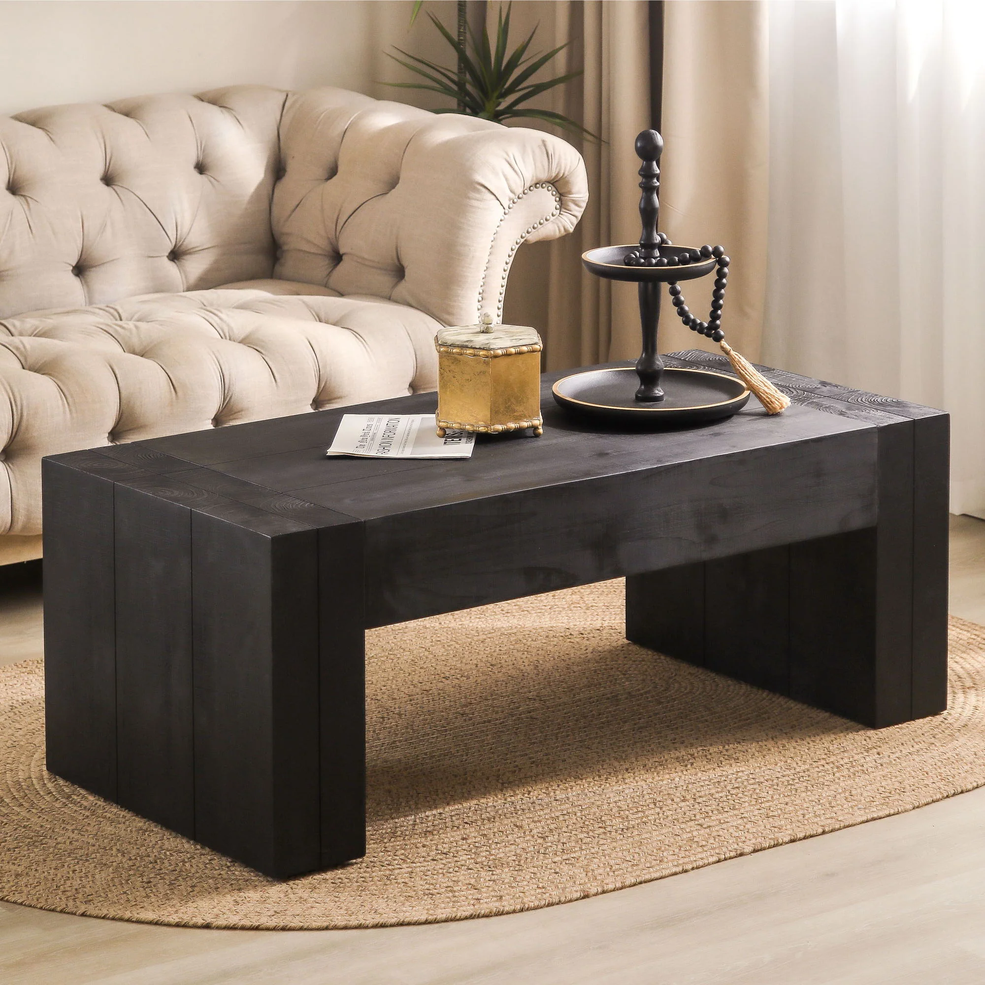 Minimalist Rectangular Center Table For Living Room - Image 10