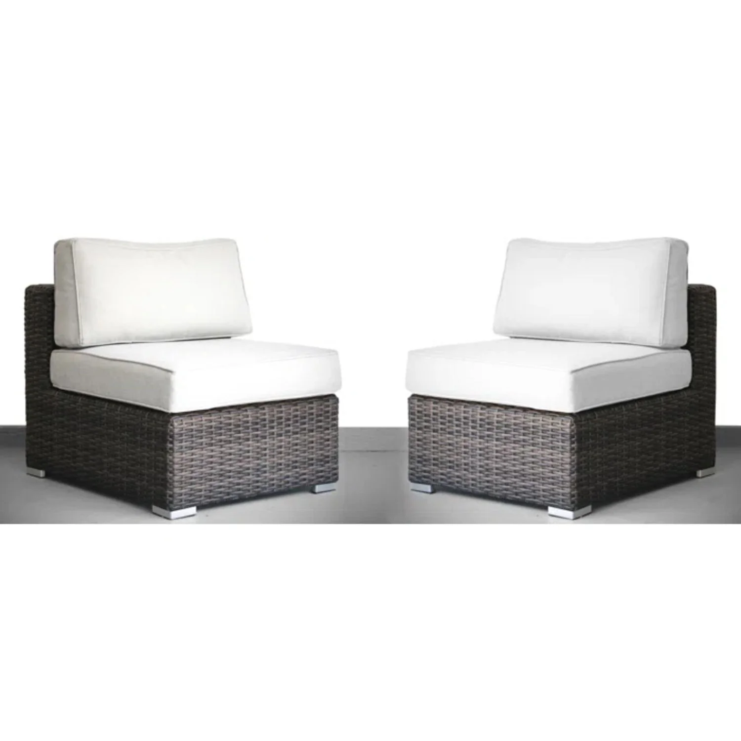 Minnesota - Armless Patio Chairs (Set of 2) - Image 2