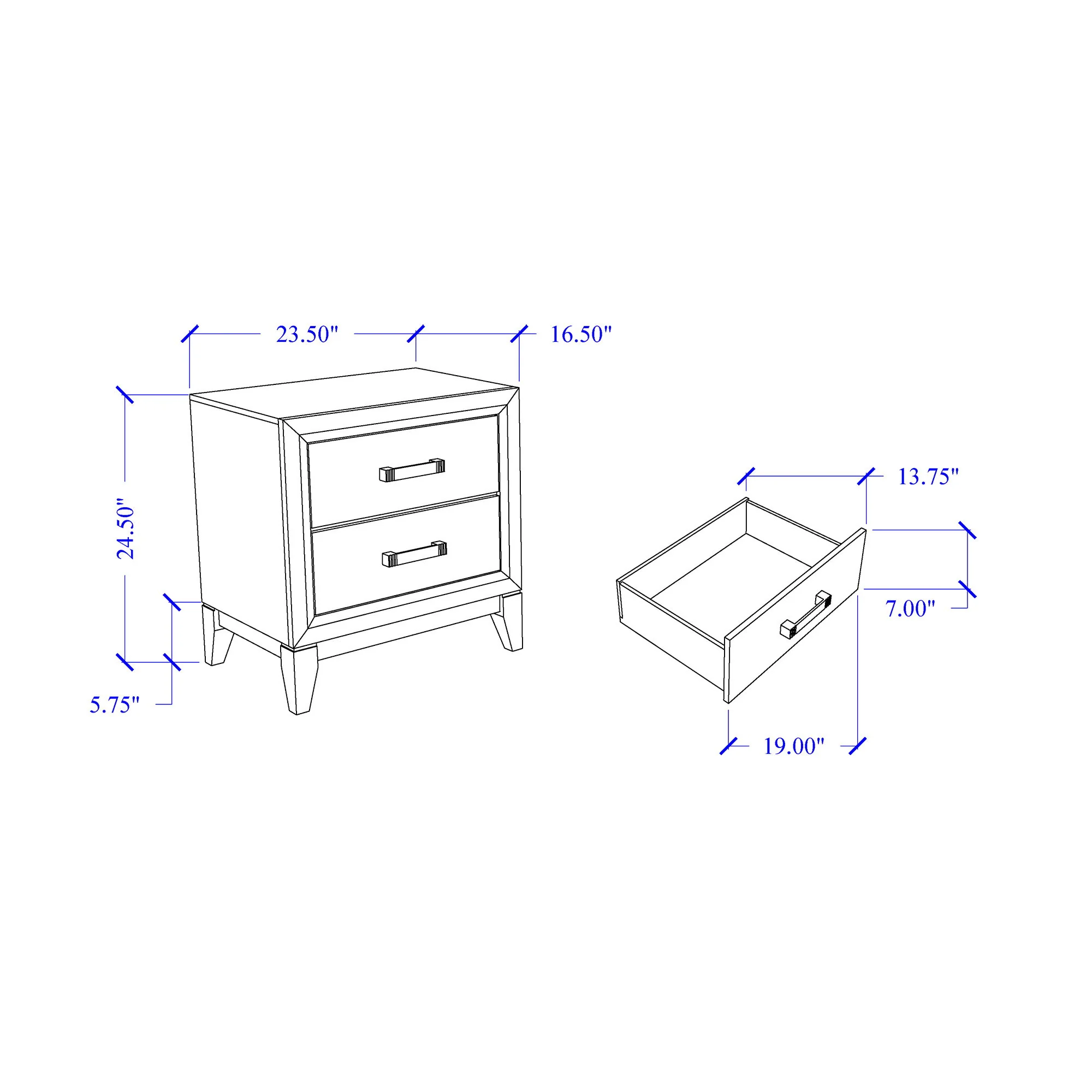 Mirage - 5 Piece Bedroom Set - Image 16