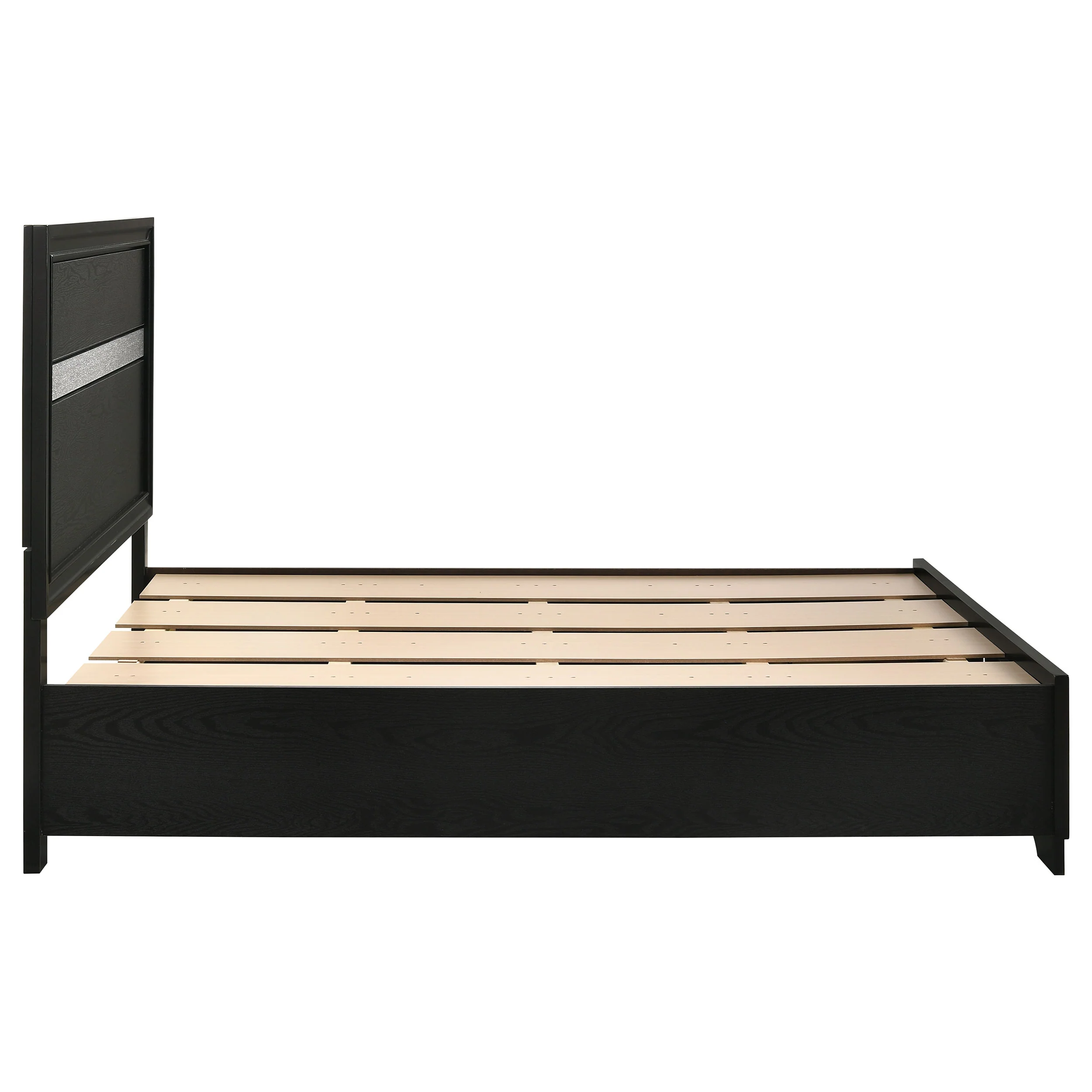 Miranda 51-Inch Wood Full Storage Bed in Black - Image 9