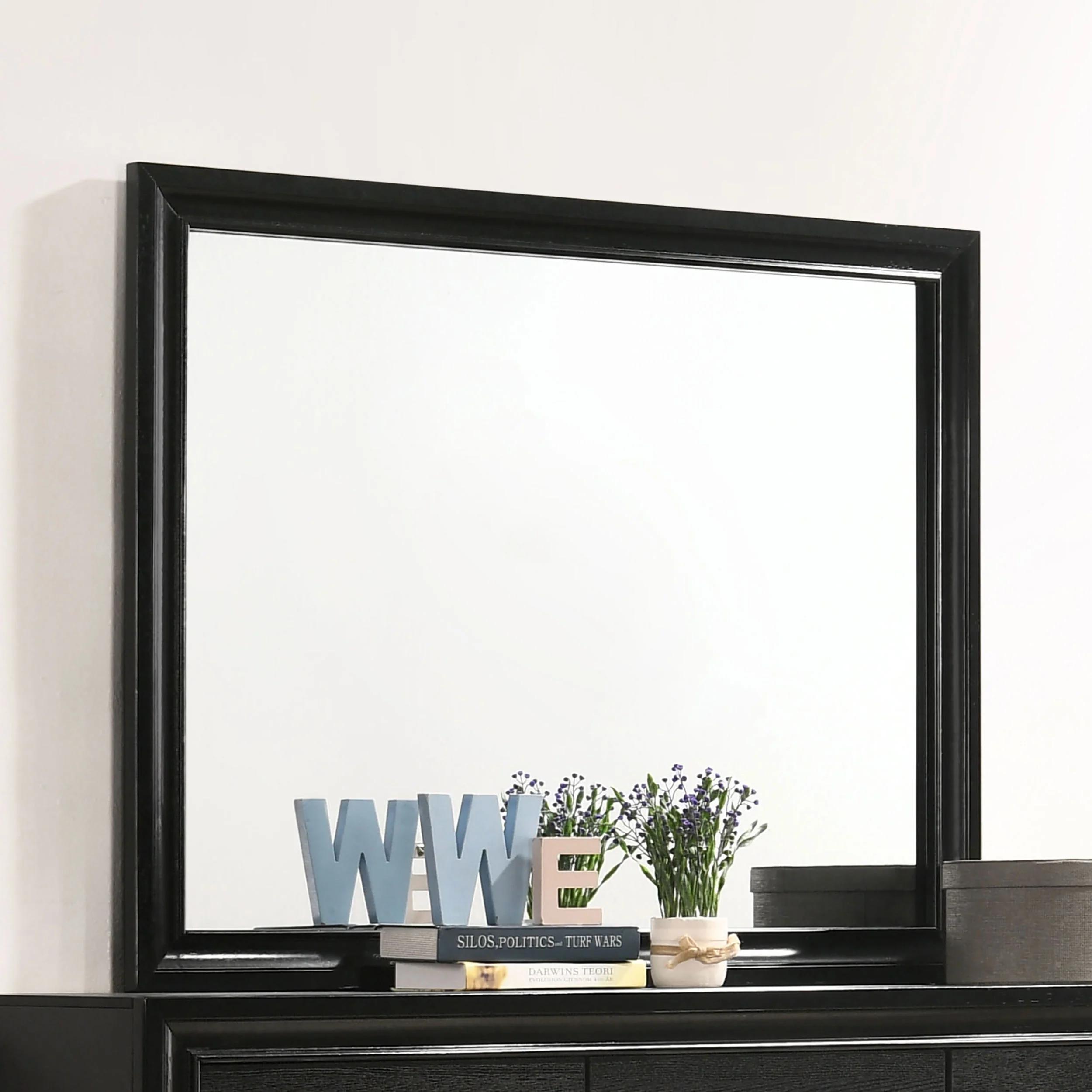 Miranda Dresser Mirror Black - Image 2