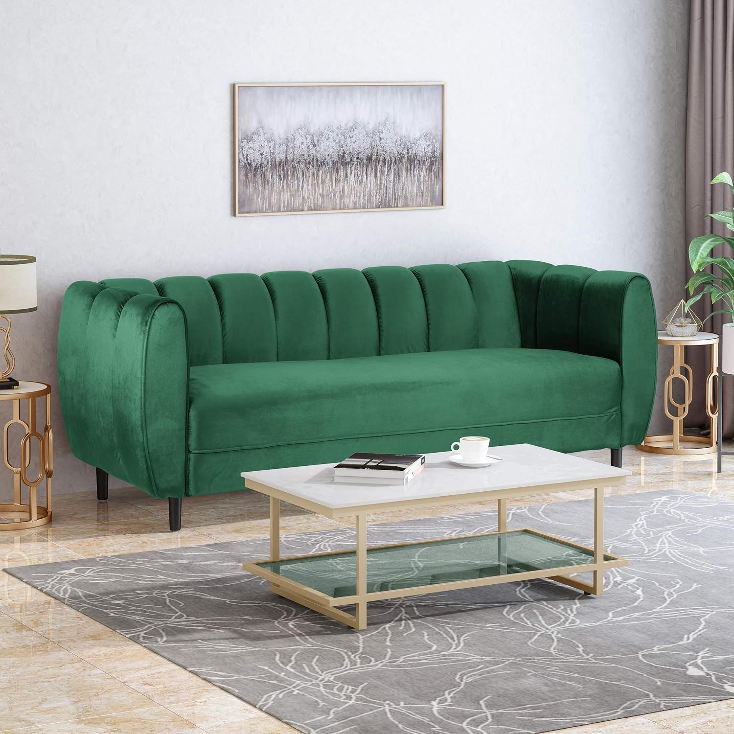 Miranda - Modern Glam 3 Seater Sofa - Image 21