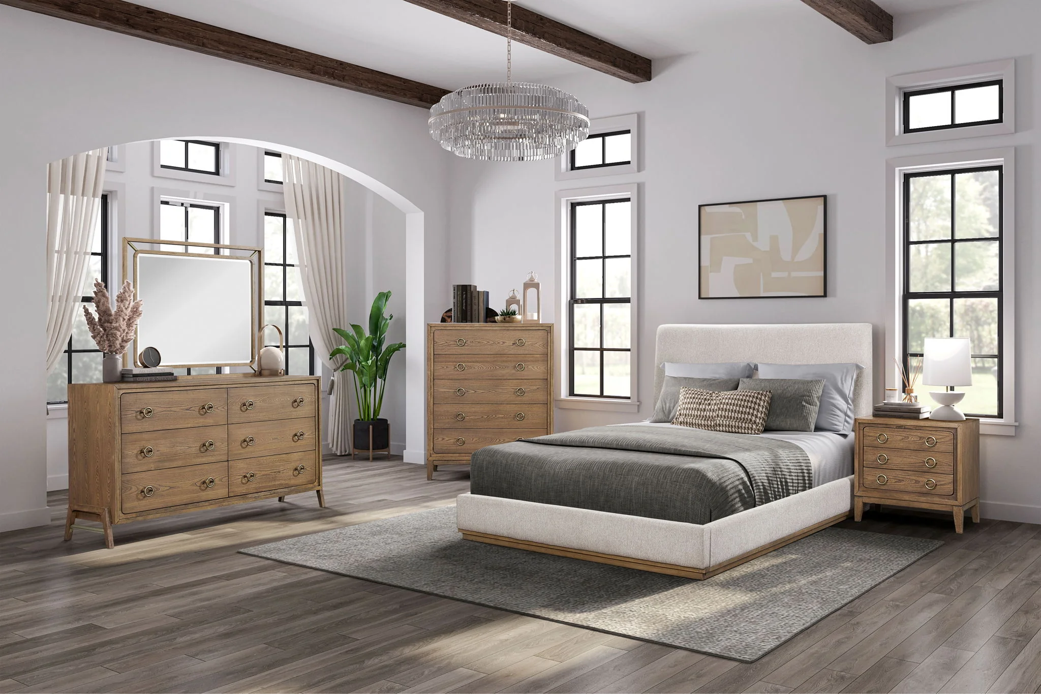 Mirror - Light Brown - Image 5