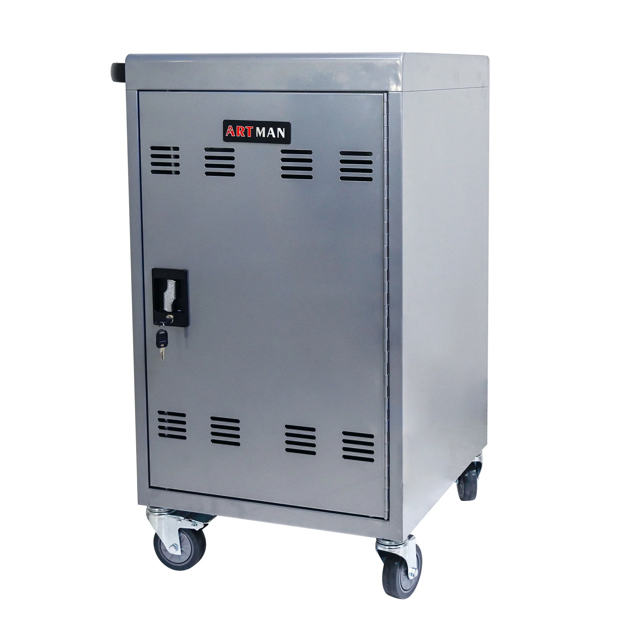 Mobile Charging Cart Station For book, Tablet And Laptop Computer With Power Strip Included - Image 4