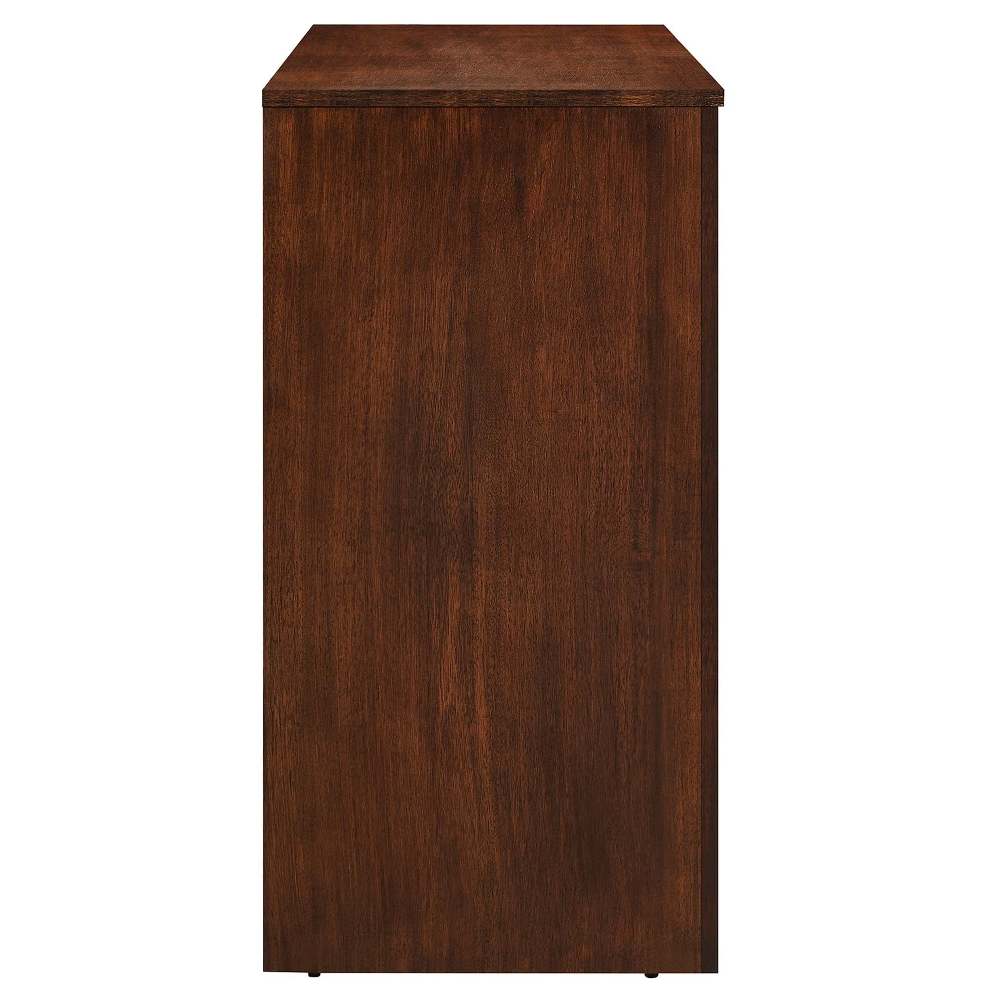 Modern 3-Door Arched Mango Wood Veneer Sideboard – 53 Inch - Image 12