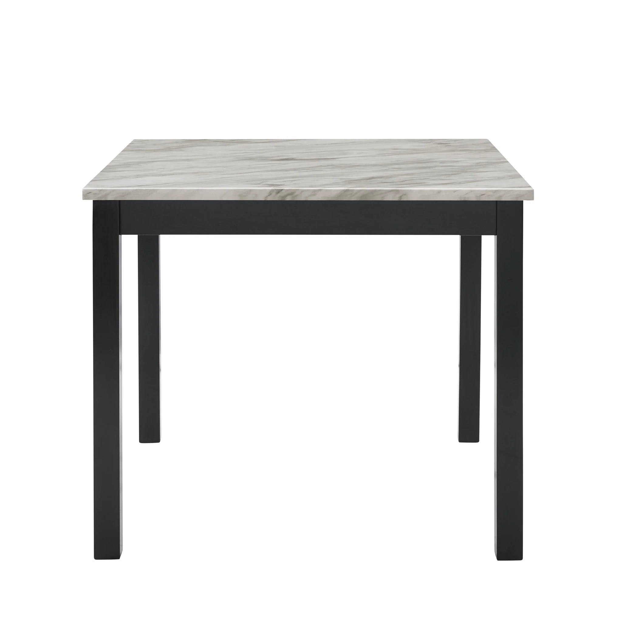 Modern 5 Piece Counter Height Dining Set With Tufted Nail Head Chairs - Image 9