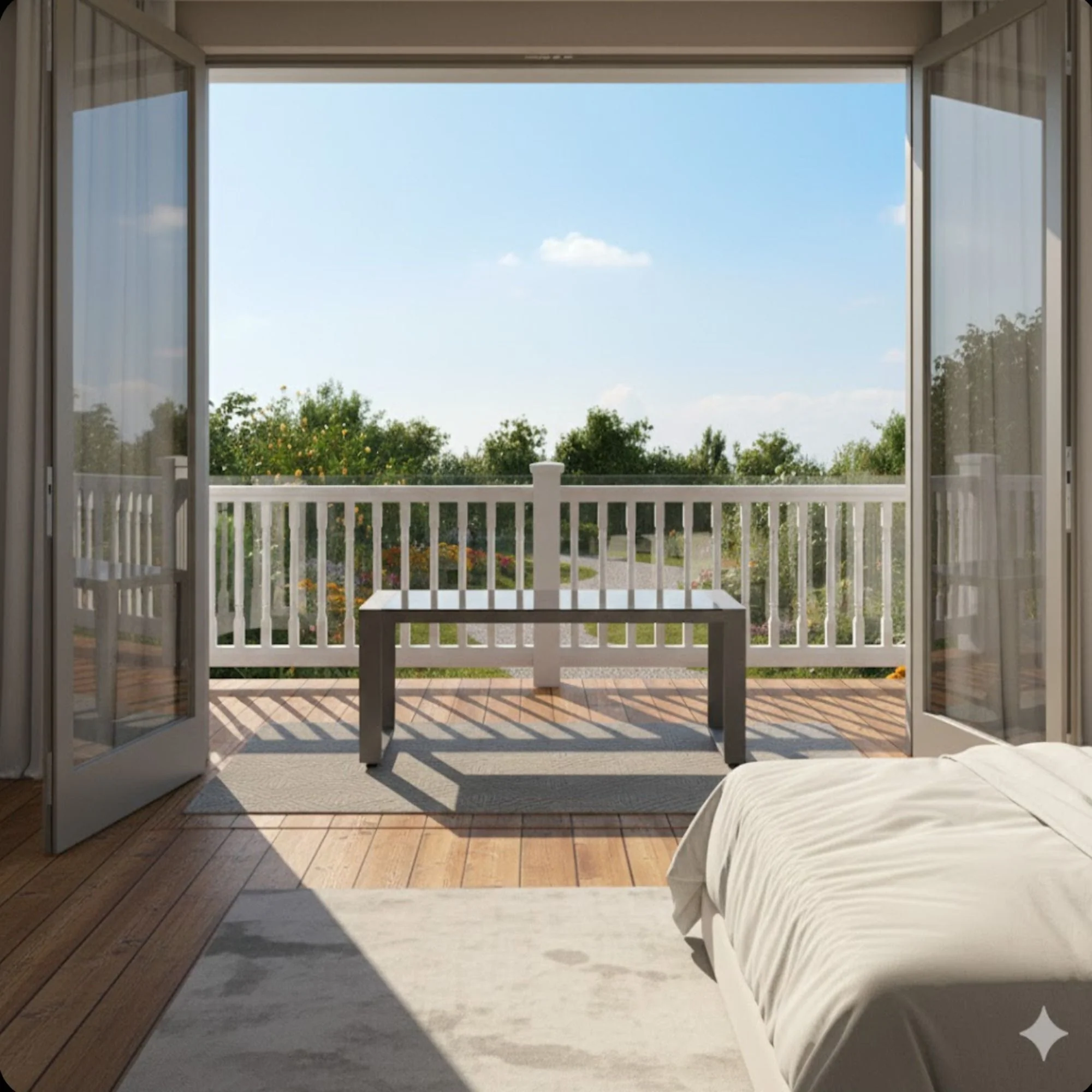 Modern All-Weather Outdoor Coffee Table - Image 13