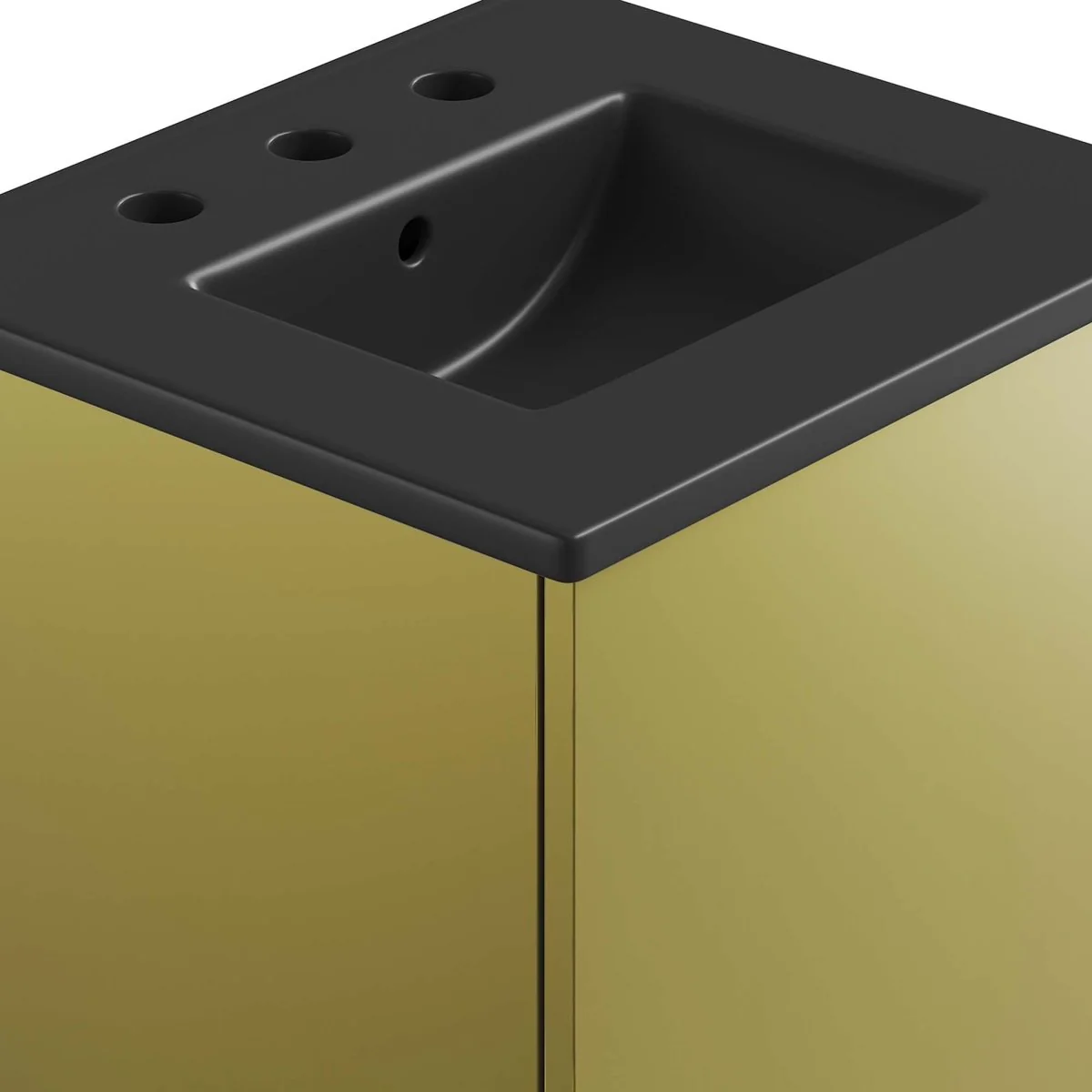 Modern Bathroom Vanity with Ceramic Basin — Single and Double Sink Options - Image 21