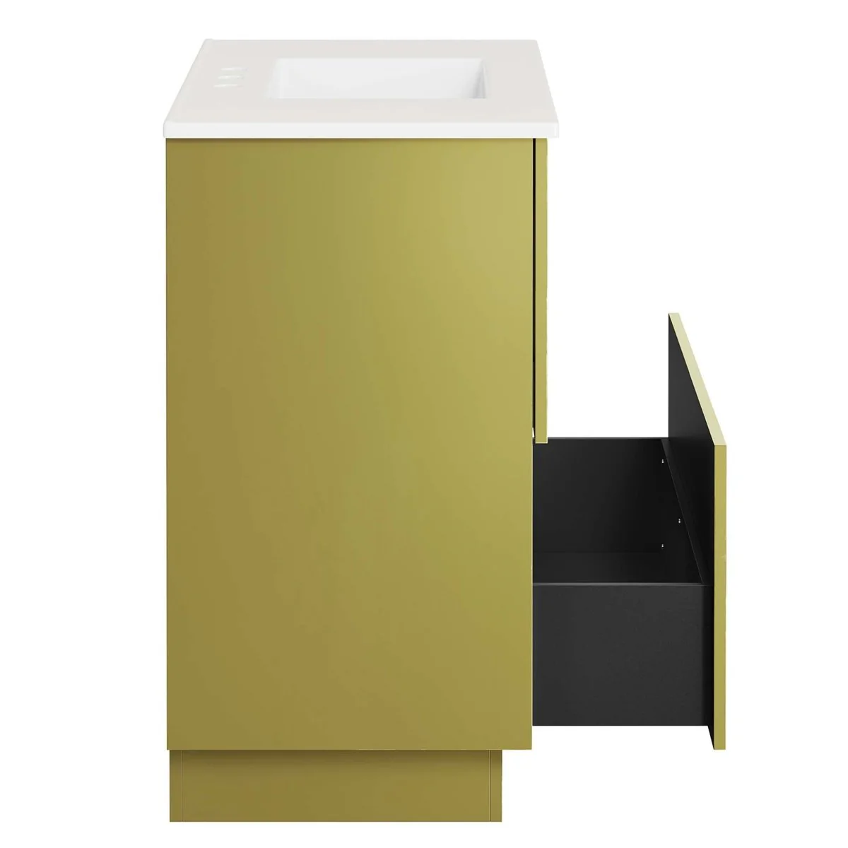 Modern Bathroom Vanity with Ceramic Basin — Single and Double Sink Options - Image 74