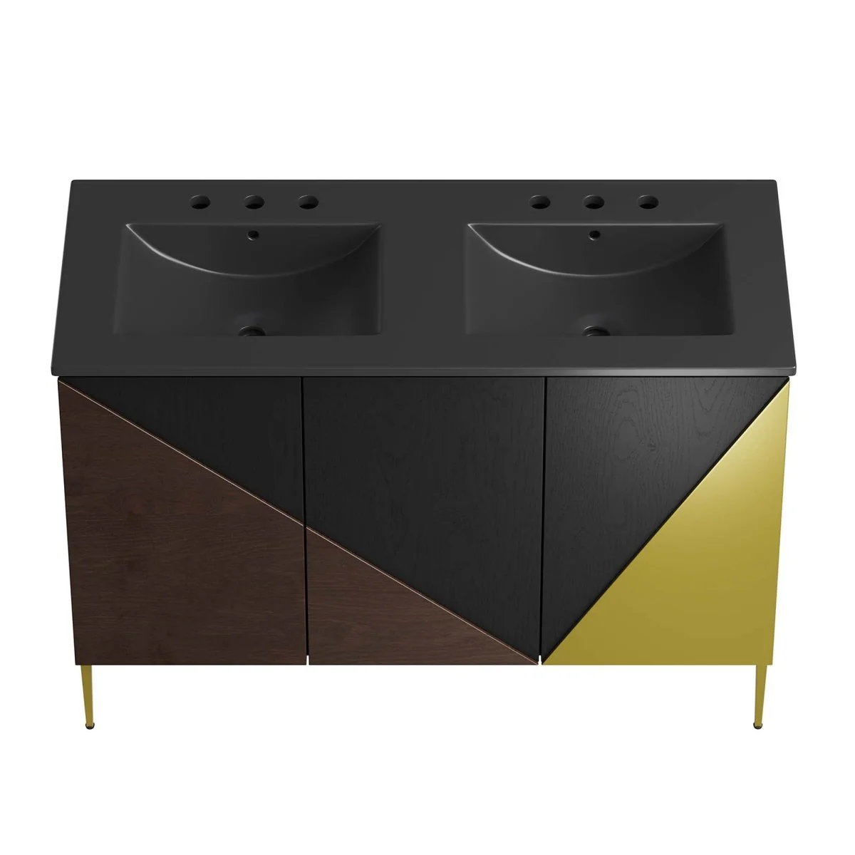 Modern Bathroom Vanity with Ceramic Sink – Contemporary Vanity Cabinet and Storage - Image 10