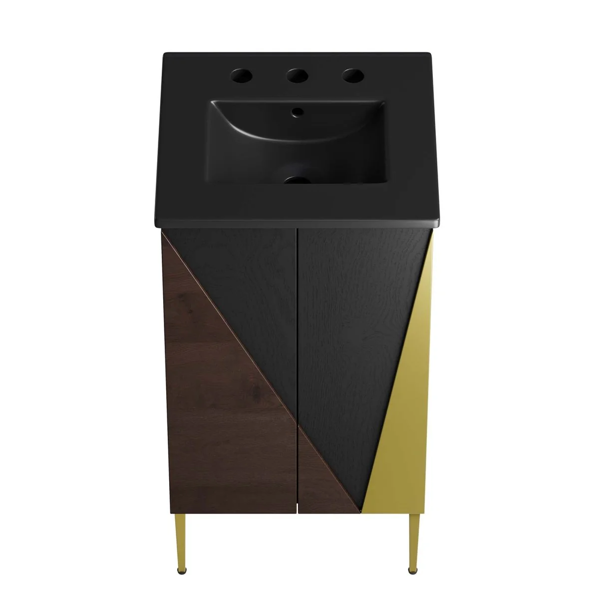 Modern Bathroom Vanity with Ceramic Sink – Contemporary Vanity Cabinet and Storage - Image 25