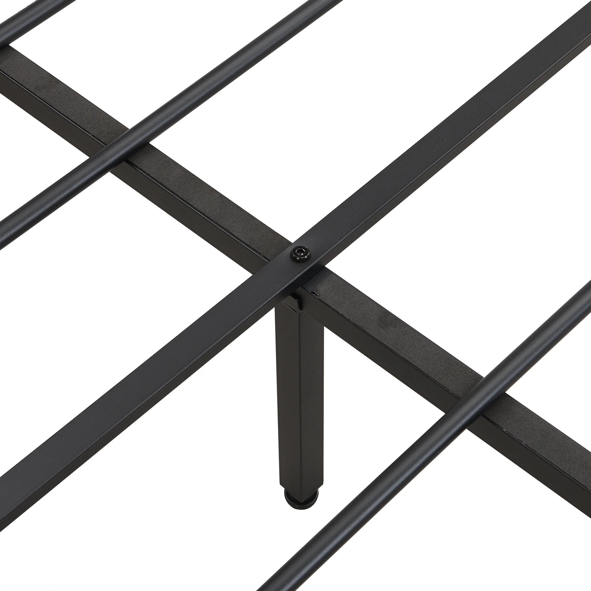 Modern Bed Frame With LED Lights, Upholstered Headboard, USB Charging - Image 21