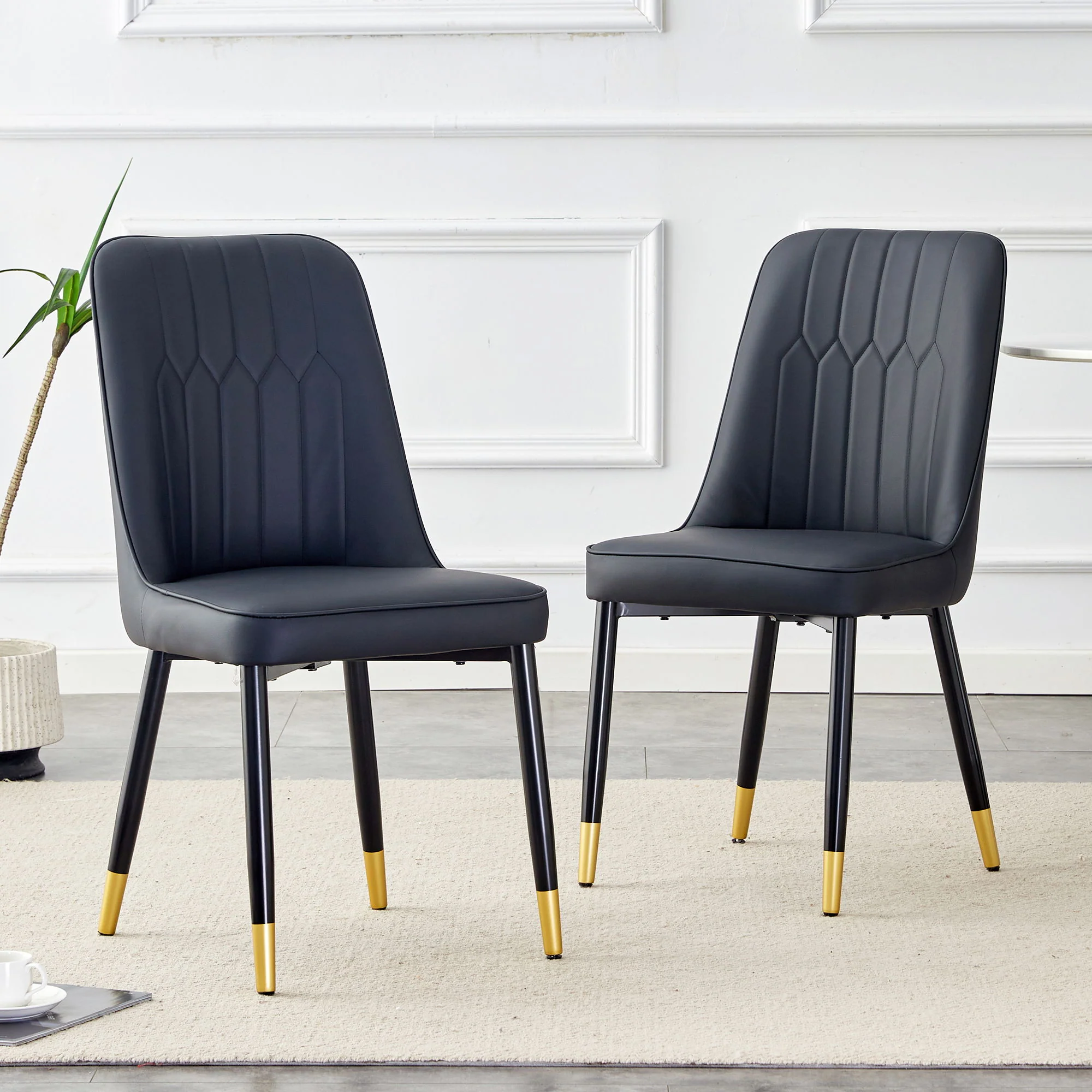 Modern Chair With Metal Legs - Image 7