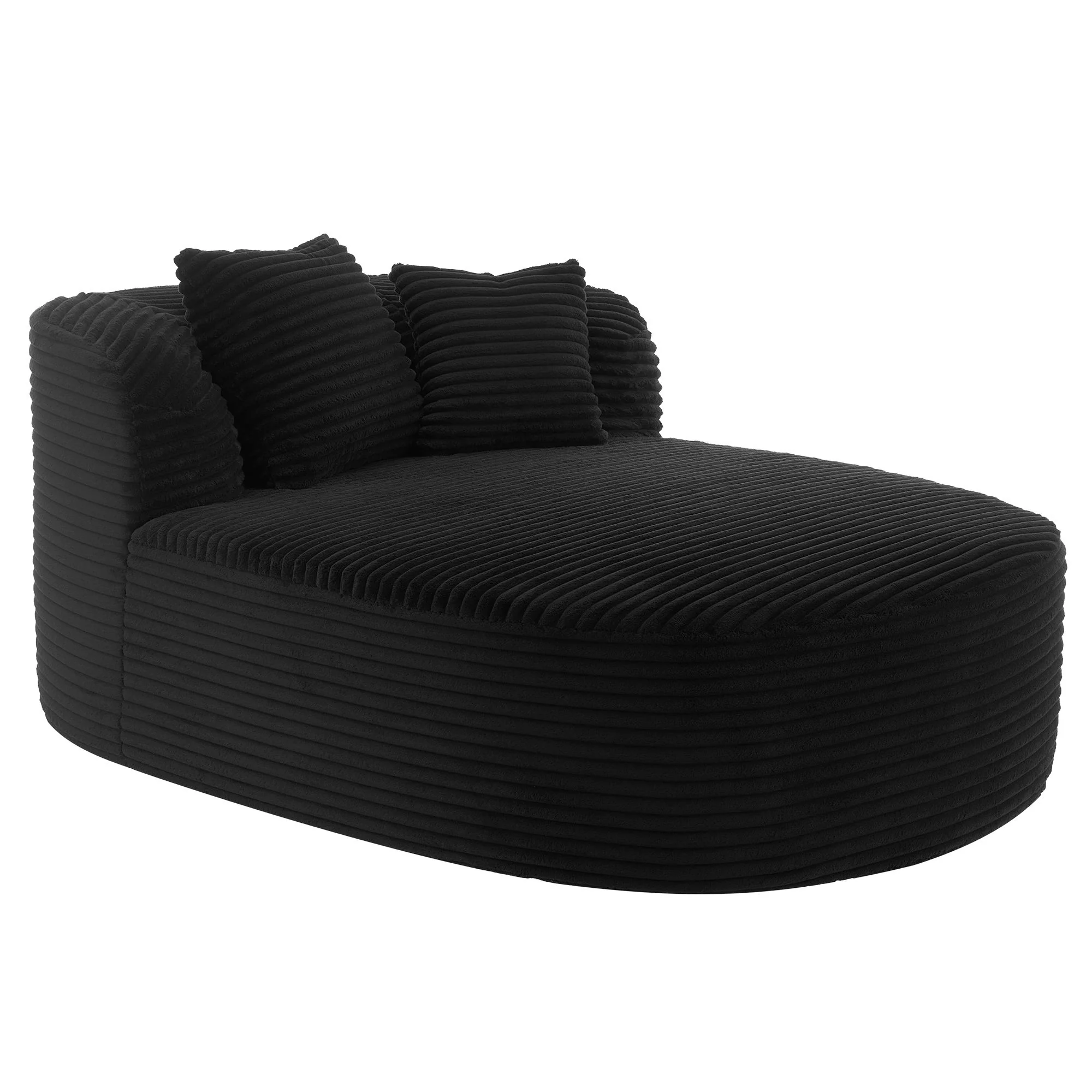Modern Chaise Lounge Sofa Boneless Couch With Supportive Pillows - Image 14