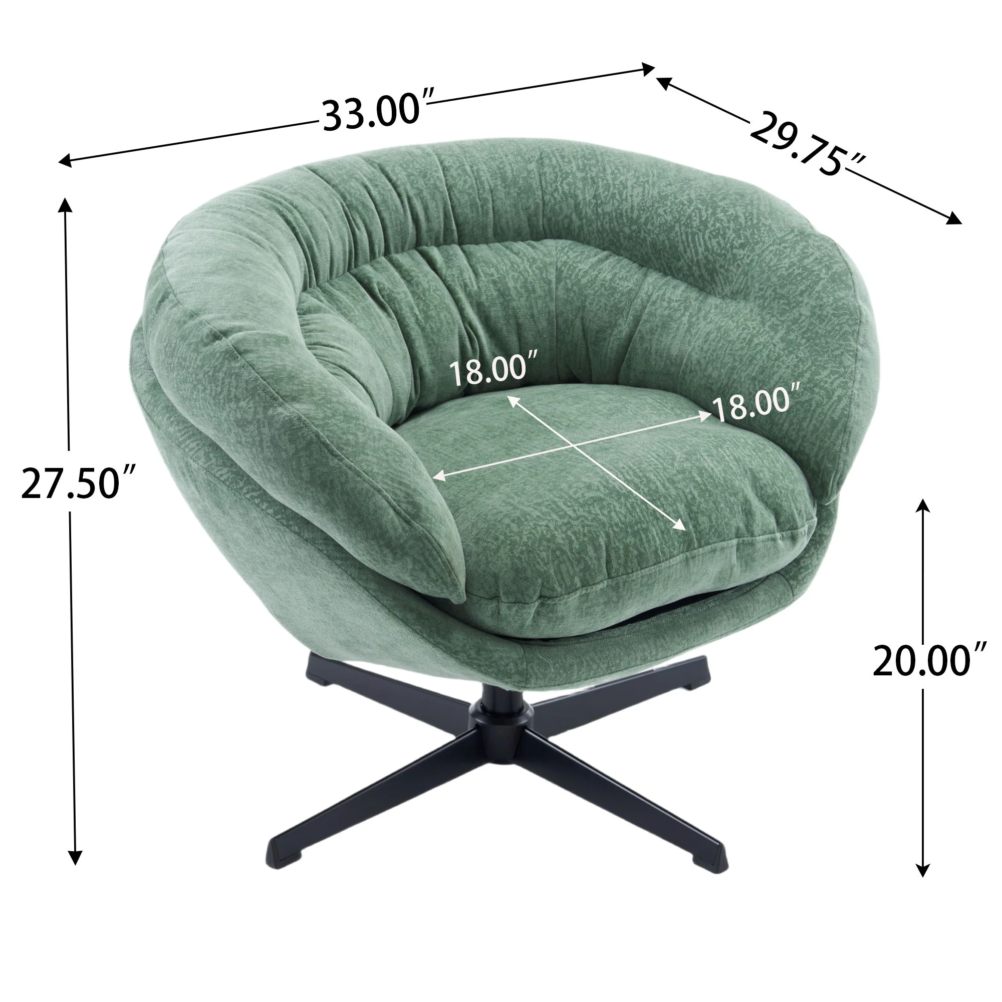 Modern Office Chair With 360 Degree Swivel - Image 25