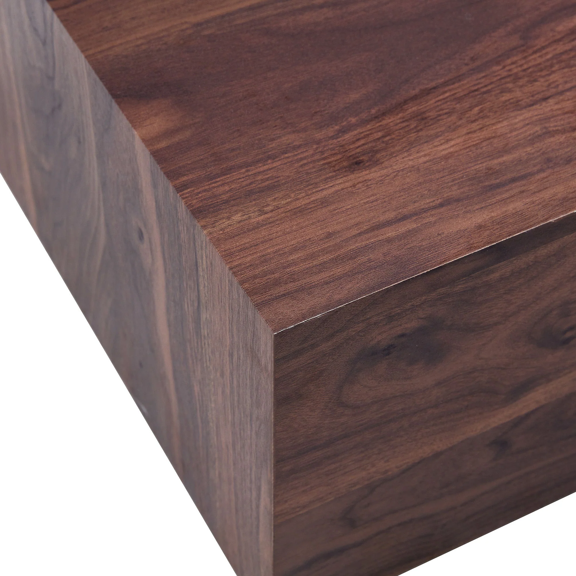 Modern Coffee Table With Light Wood Texture Pattern - Image 2