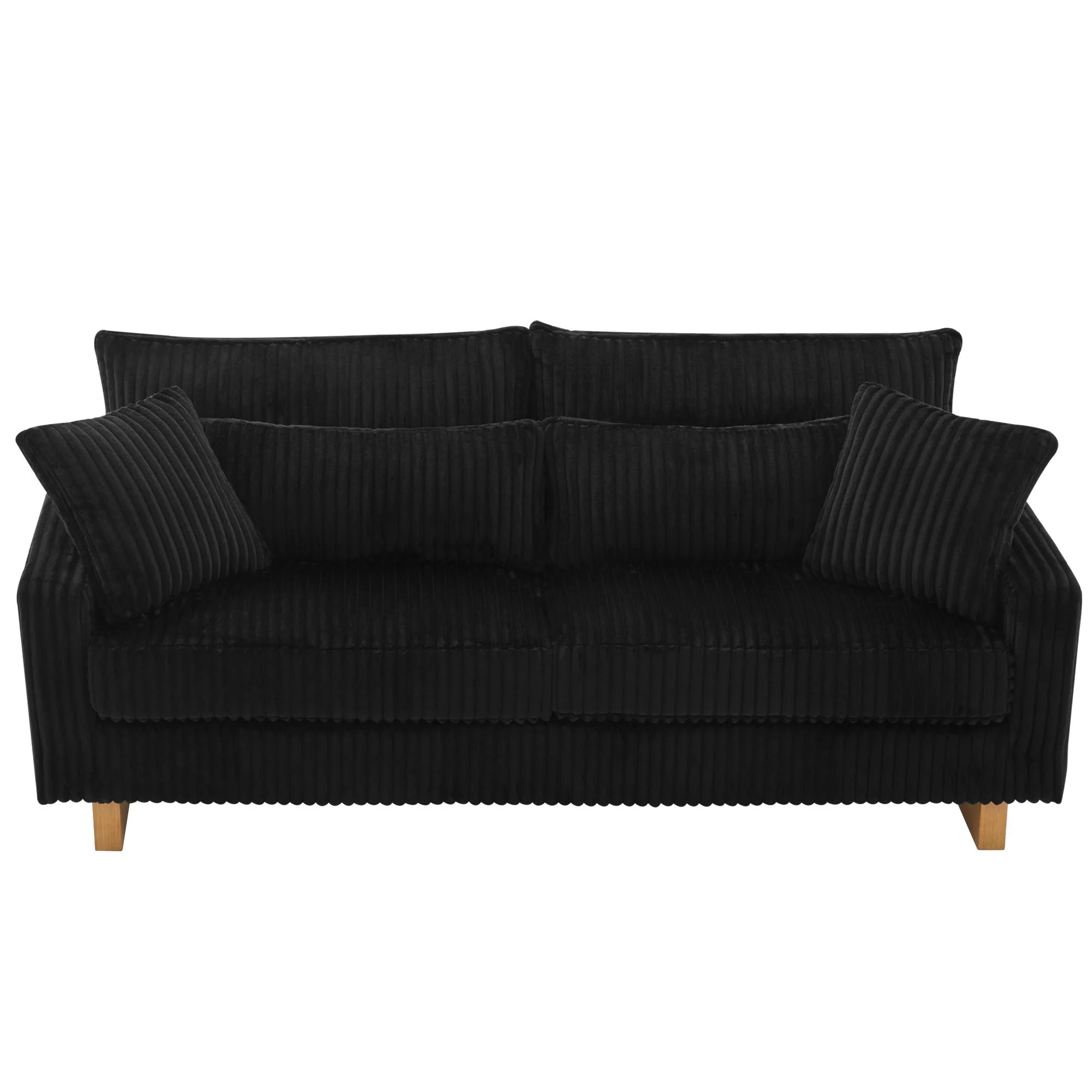 Modern Loveseat Sofa With 4 Pillows - Image 11