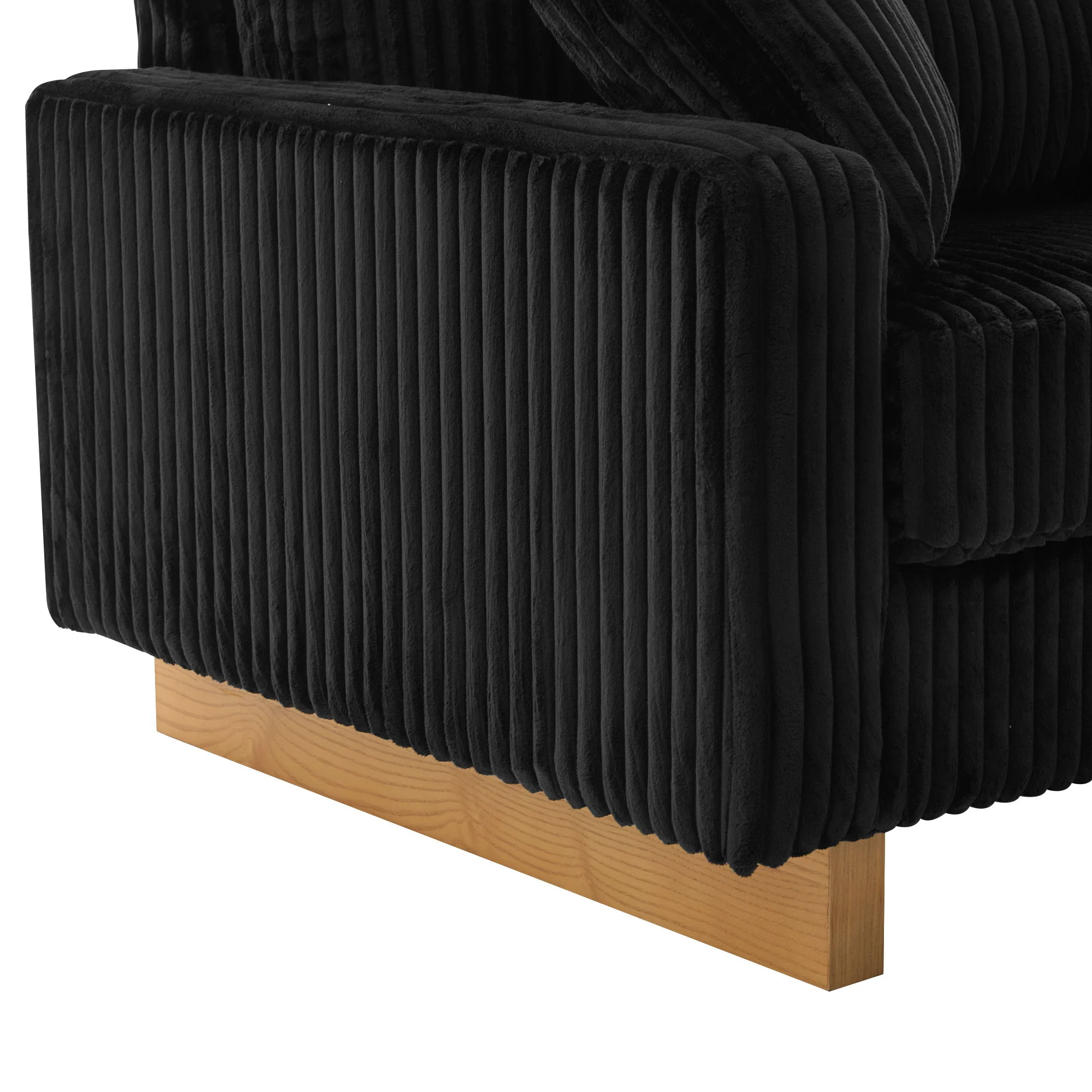 Modern Loveseat Sofa With 4 Pillows - Image 25