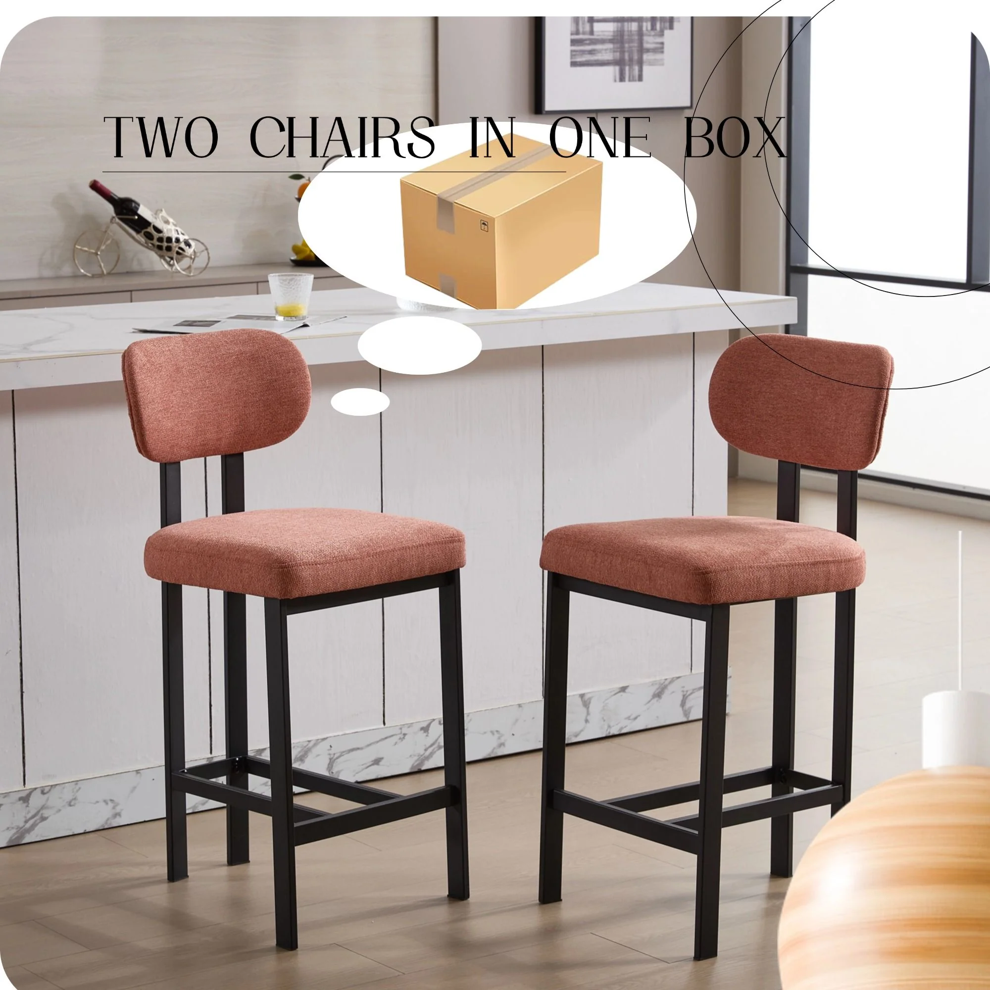 Modern Counter Height Stools (Set of 2) - Image 19