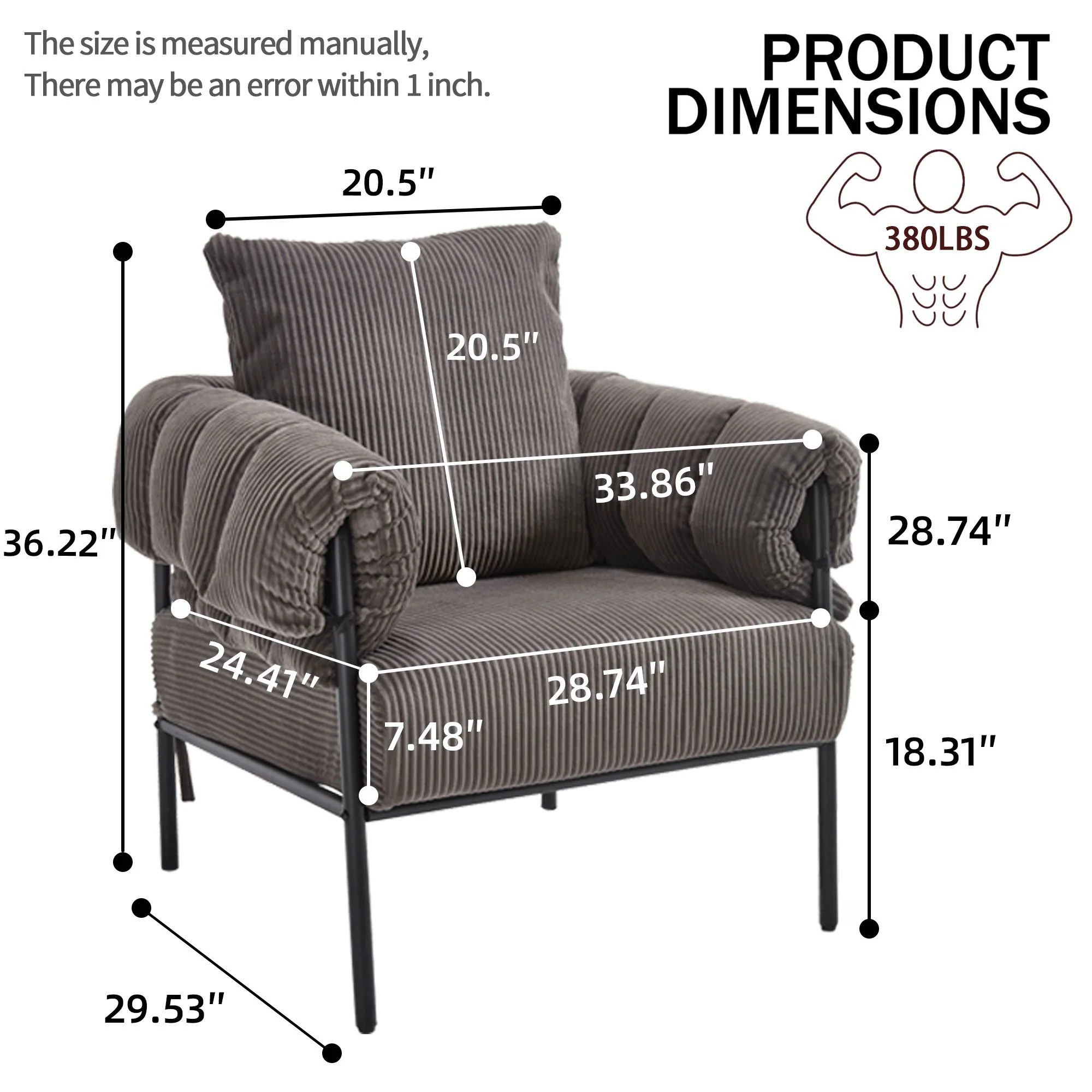 Modern Decorative Chair For Living Room - Image 14
