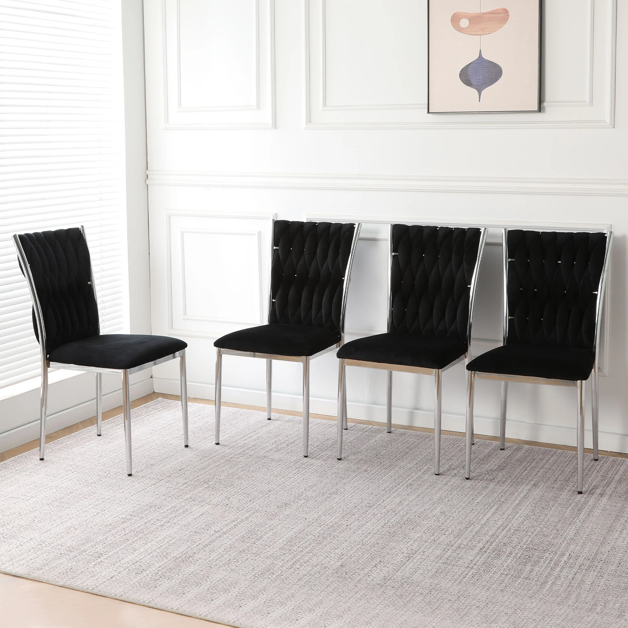 Modern Dining Chair Set For Dining Room - Image 24