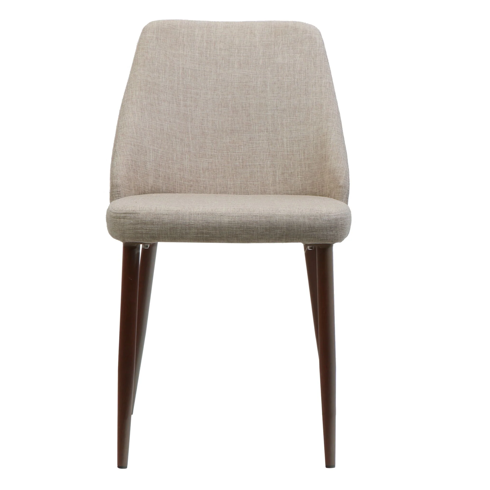 Modern Dining Chair With Iron Legs And Wood Finish - Image 11