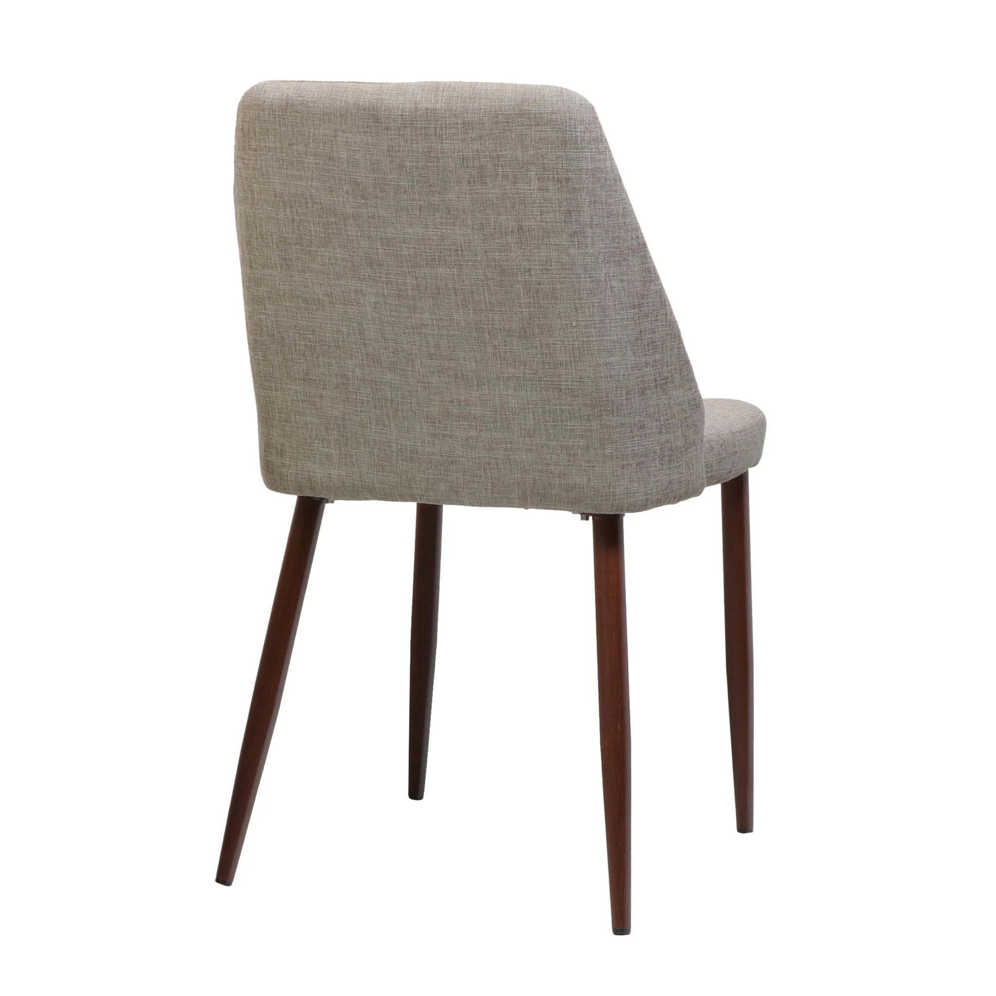 Modern Dining Chair With Iron Legs And Wood Finish - Image 6