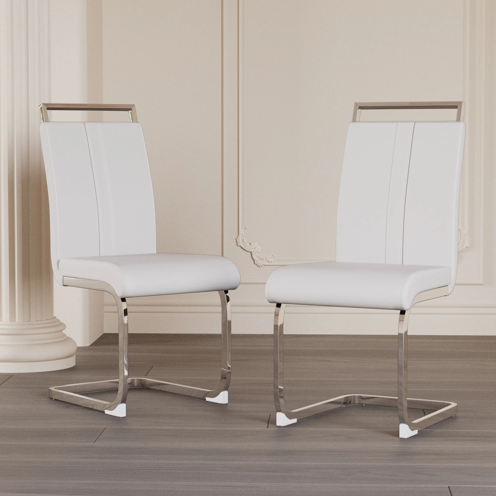 Modern Dining Chairs With Padded Seat, High Back - Image 15