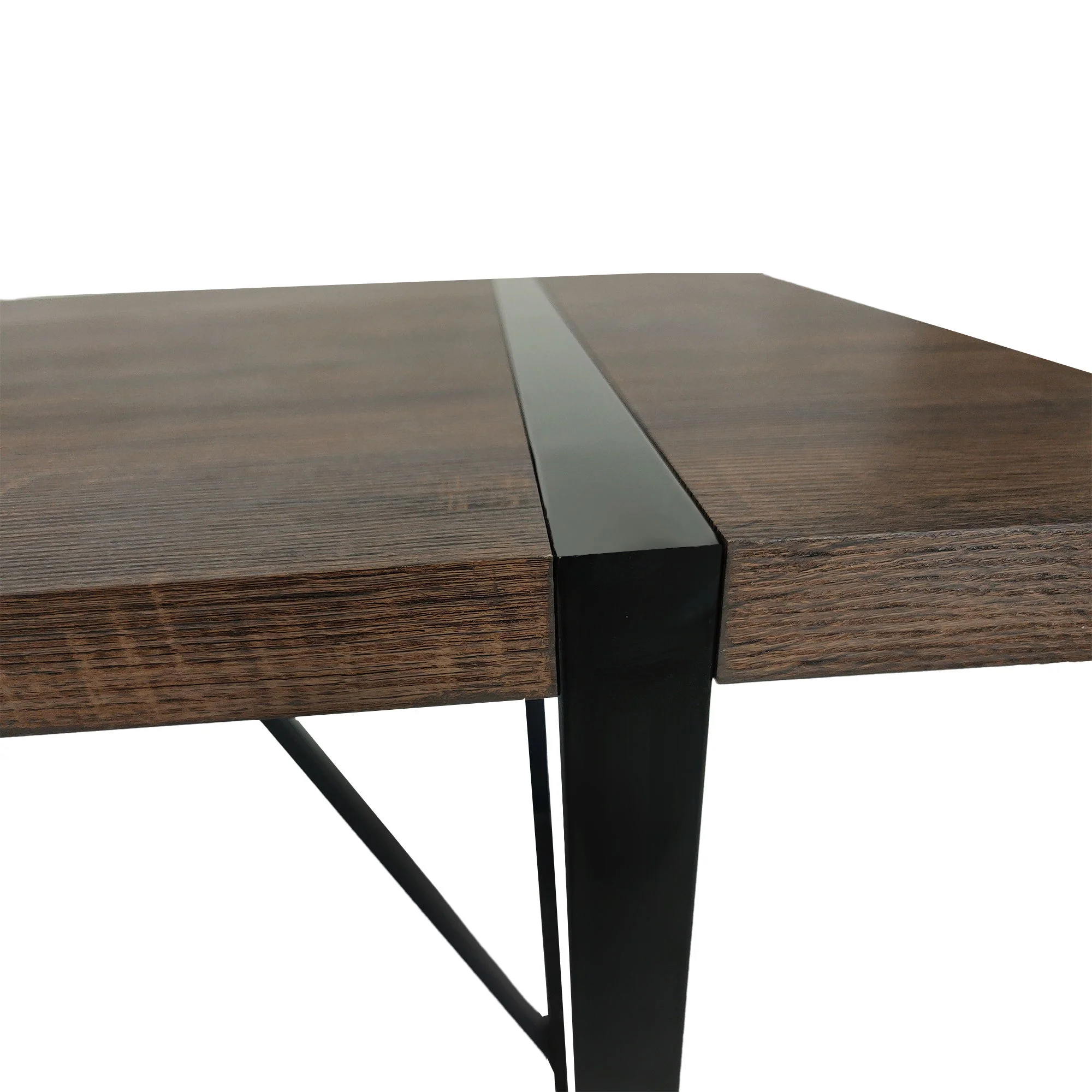 Modern Dining Table With Metal Legs For 4 - 6 Person - Image 11