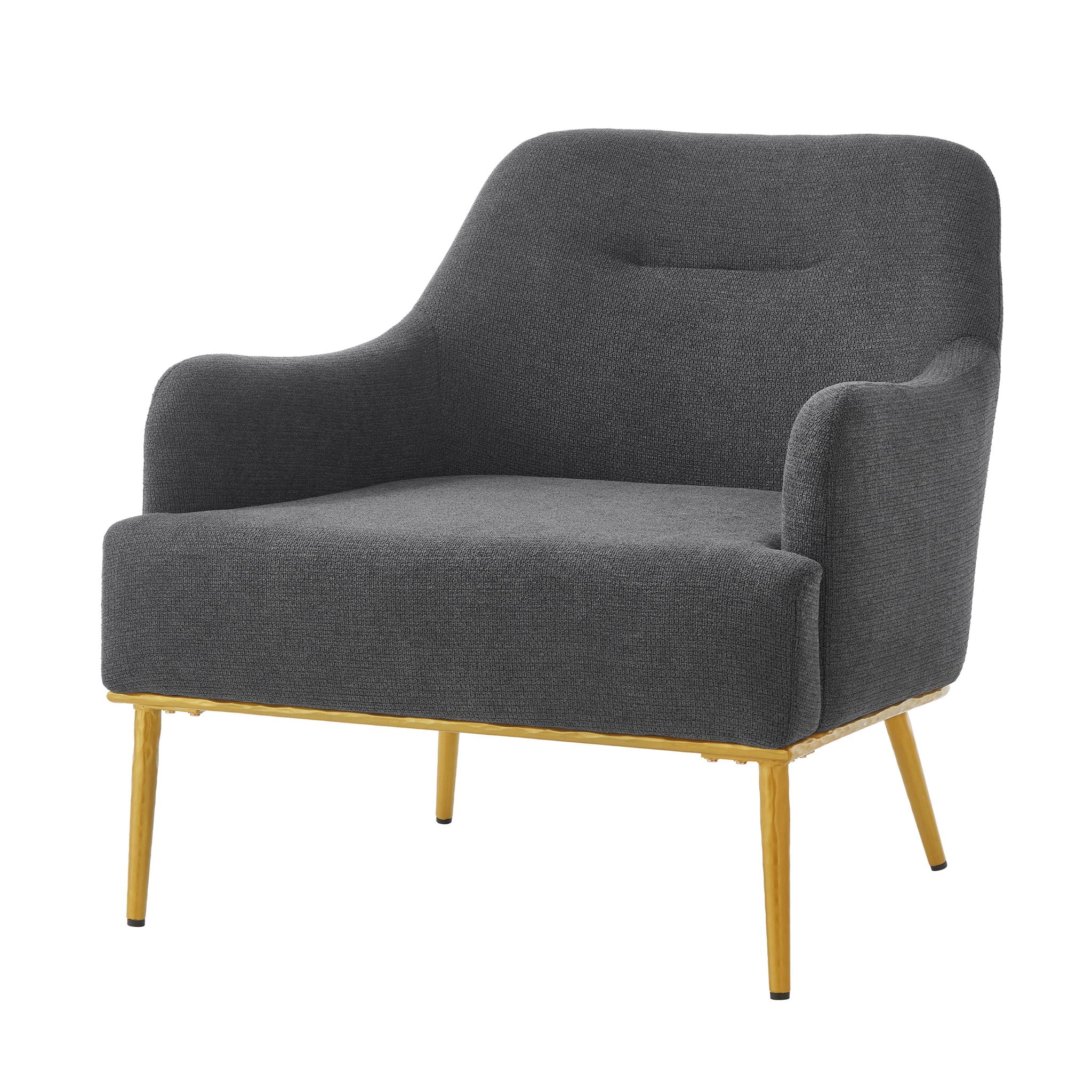 Modern Elegance Accent Chair With Curved Backrest - Image 4